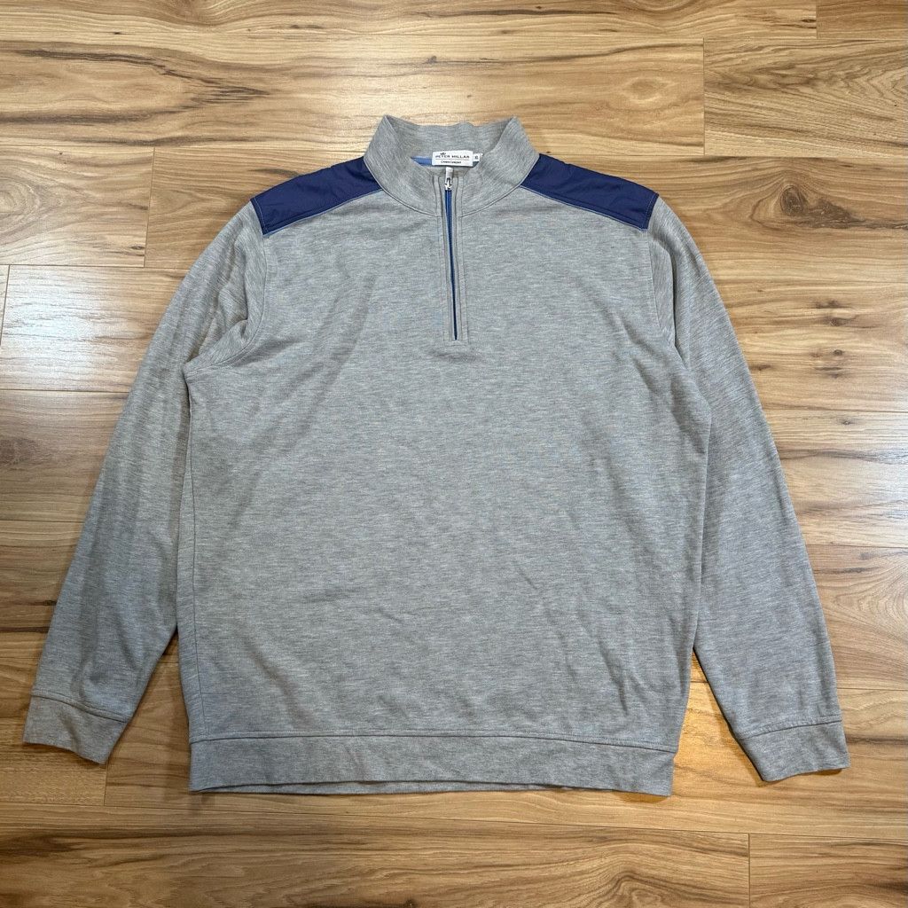 47 Brand Peter Millar Men’s XL Crown Comfort 1/4 Zip Pullover Size US XL / EU 56 / 4 - 1 Thumbnail