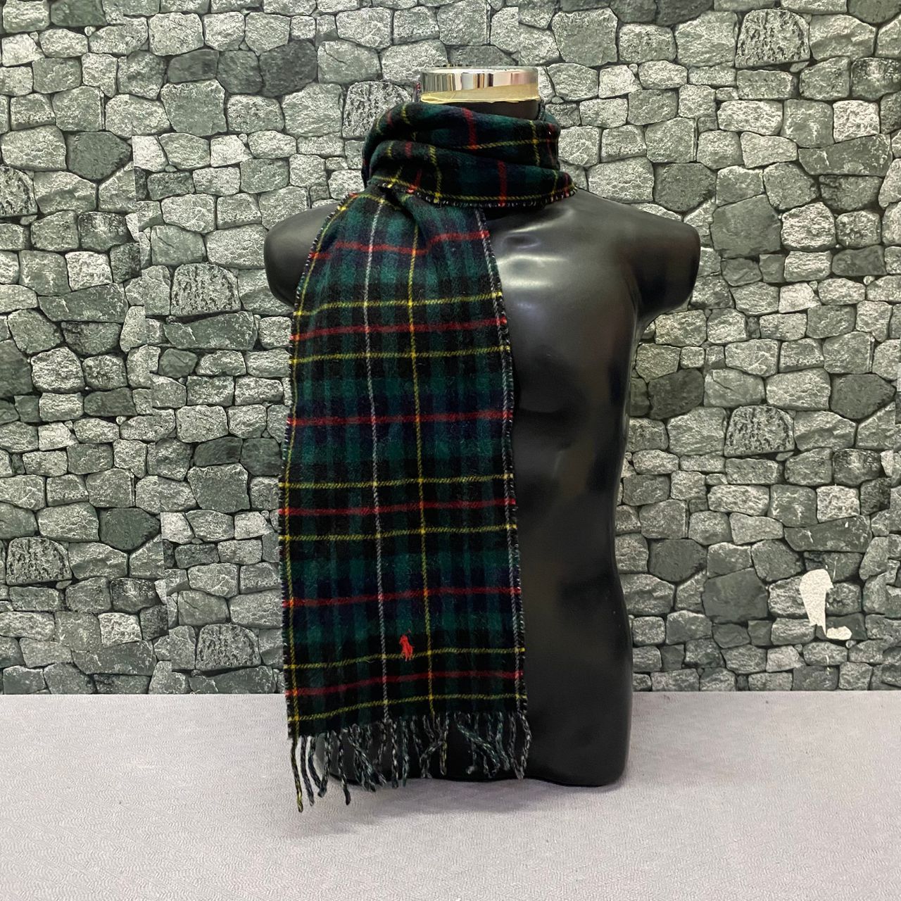 Polo Ralph Lauren Vintage Polo Ralph Lauren Made in Italy Scarf Size ONE SIZE - 1 Thumbnail