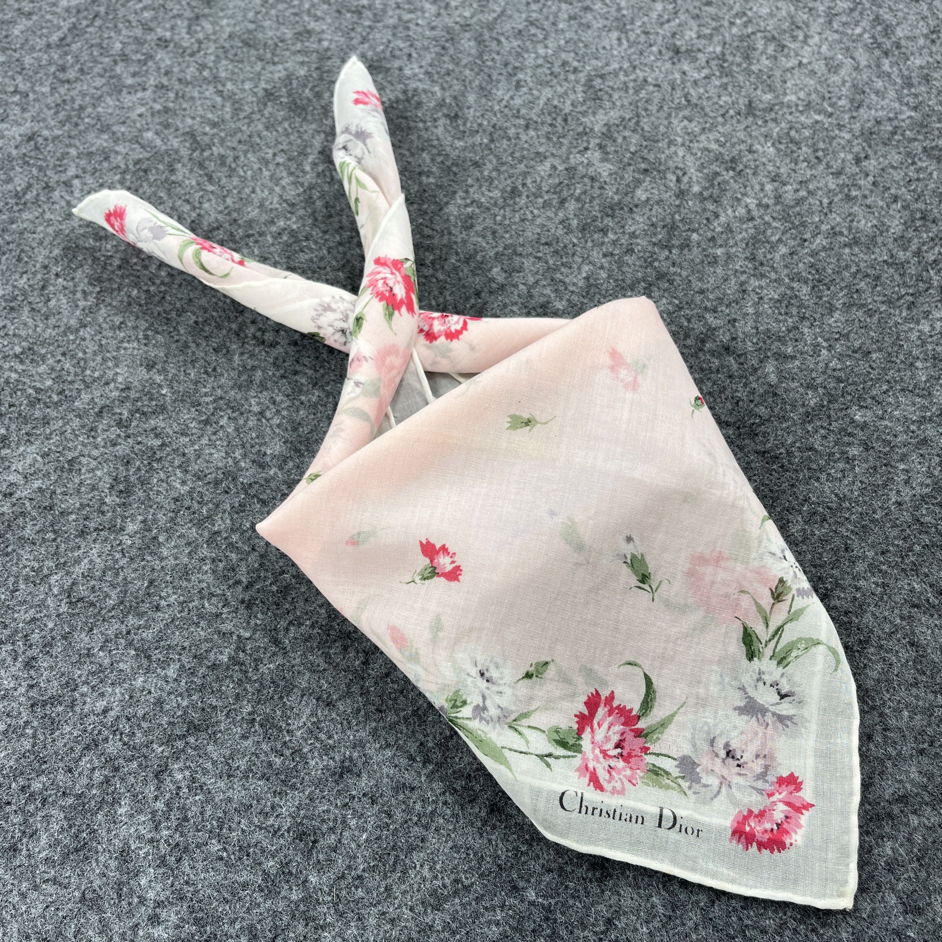 Christian Dior Handkerchief / Bandana / Neckerchief B521