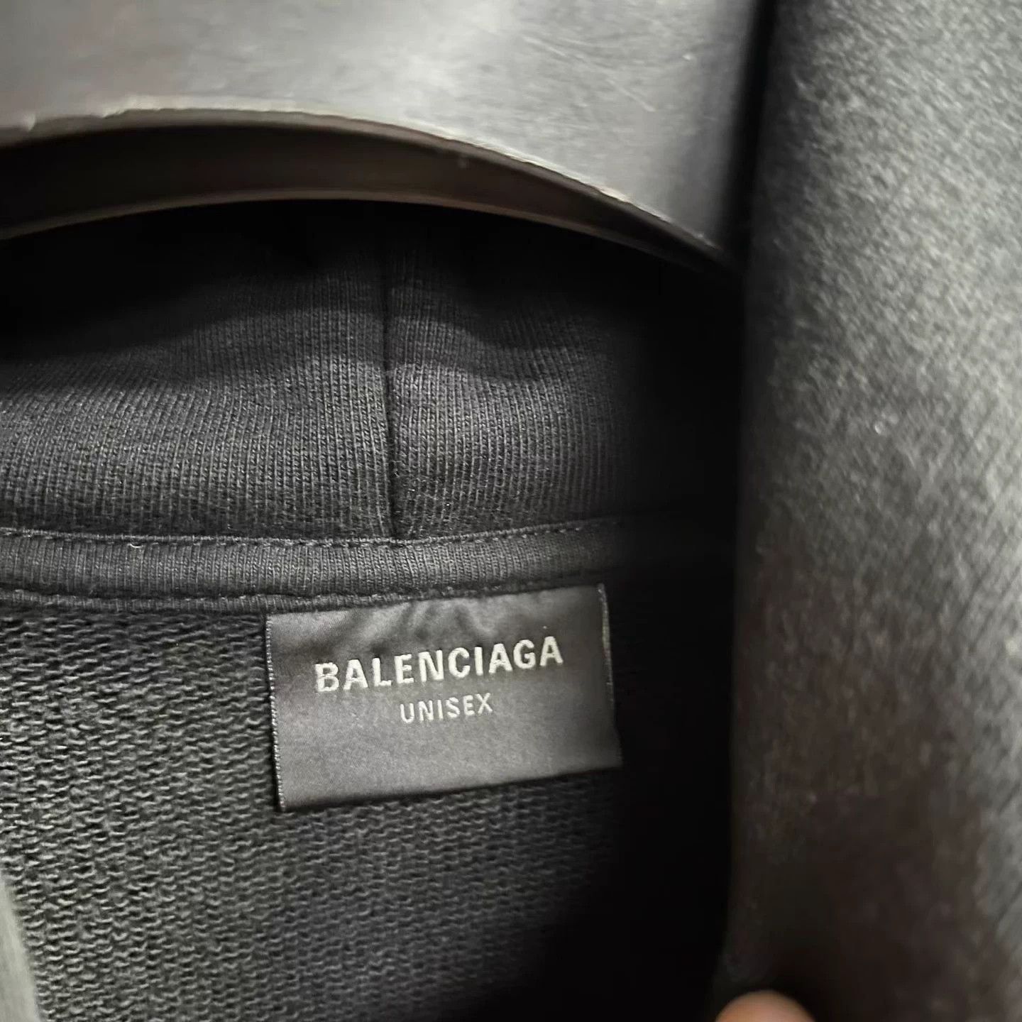 Balenciaga Balenciaga Black Logo Hoodie - Size 1 - New Size US S / EU 44-46 / 1 - 3 Thumbnail