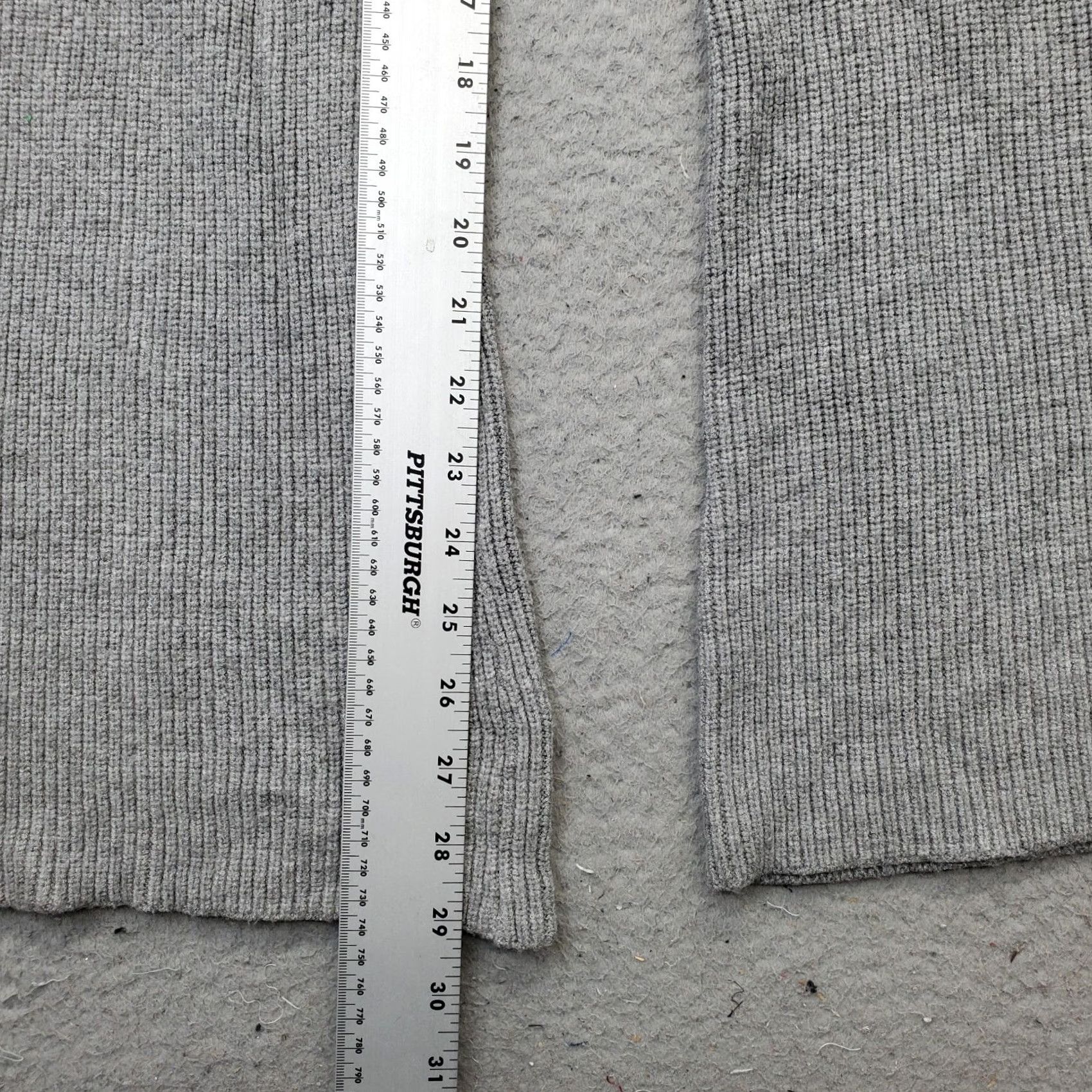 Vintage Sincerely Jules Trouser Pants Women's M Gray Knit Wide Leg Elastic Waist Shirt Pants Womens Medium Gray Knit Wide Leg Elastic Waist Size 32" / US 10 / IT 46 - 4 Thumbnail