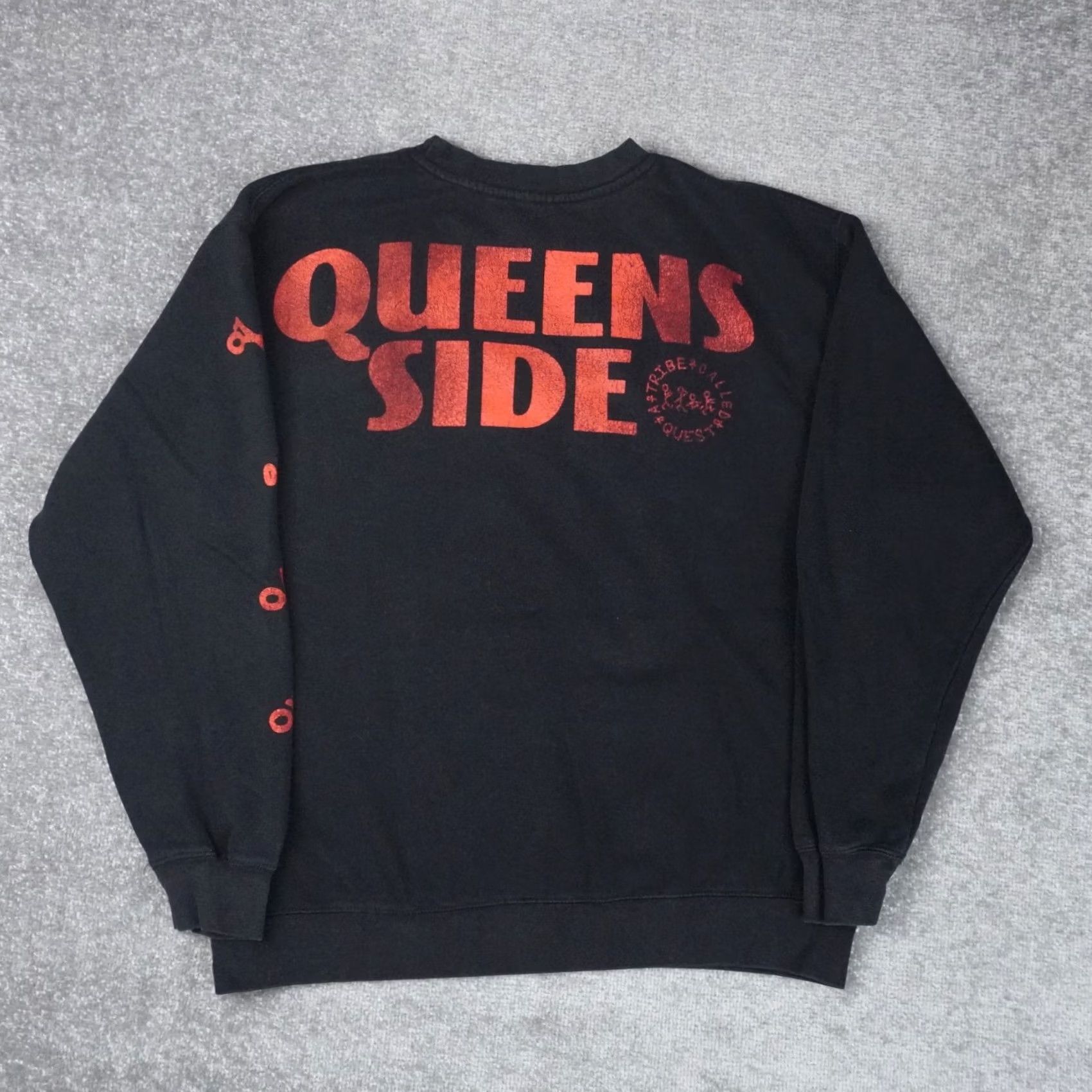 Quest A Tribe Called Quest Queens Side Mens 2XL Black Long Sleeve Pullover Sweatshirt Size US XXL / EU 58 / 5 - 2 Thumbnail