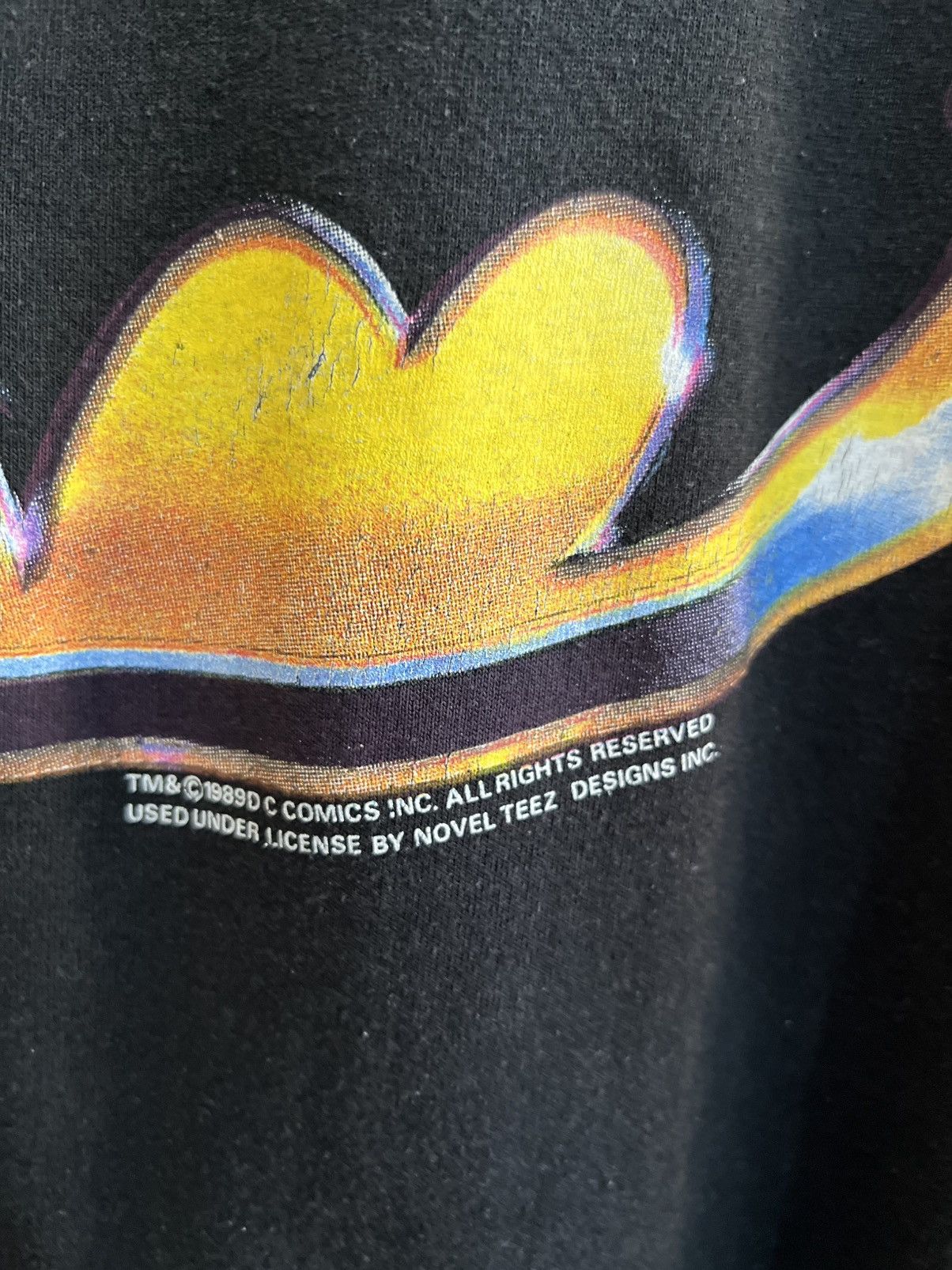 Vintage 1989 Vintage Batman Tshirt . Single Stitch Size US L / EU 52-54 / 3 - 4 Thumbnail