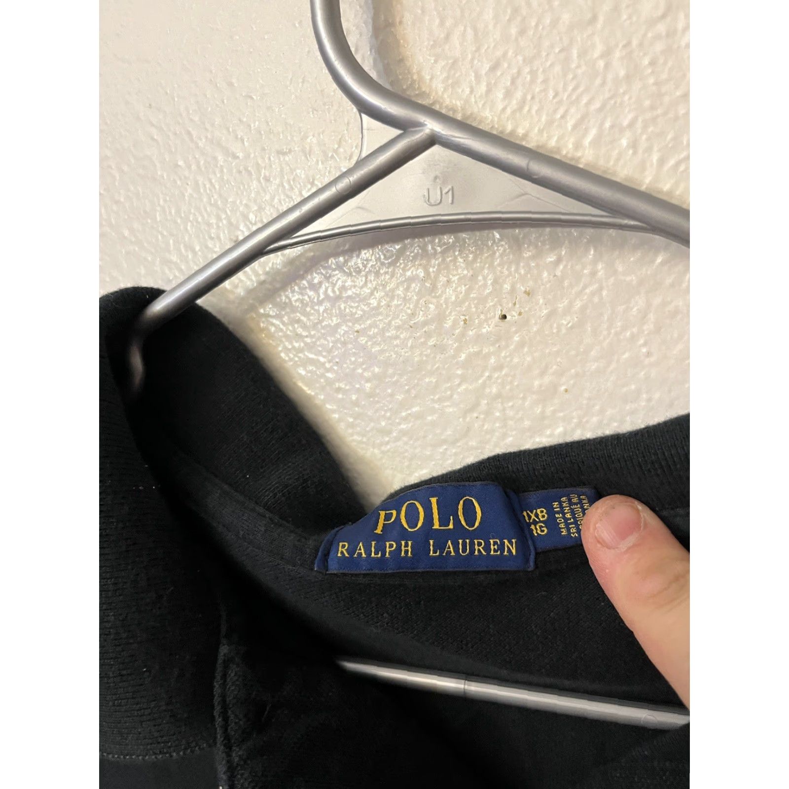 Polo Ralph Lauren Ralph Lauren Polo Shirt Men Big 1XB Black Cotton Jersey Logo Short Sleeve Polo Shirt Mens Size US XL / EU 56 / 4 - 3 Thumbnail