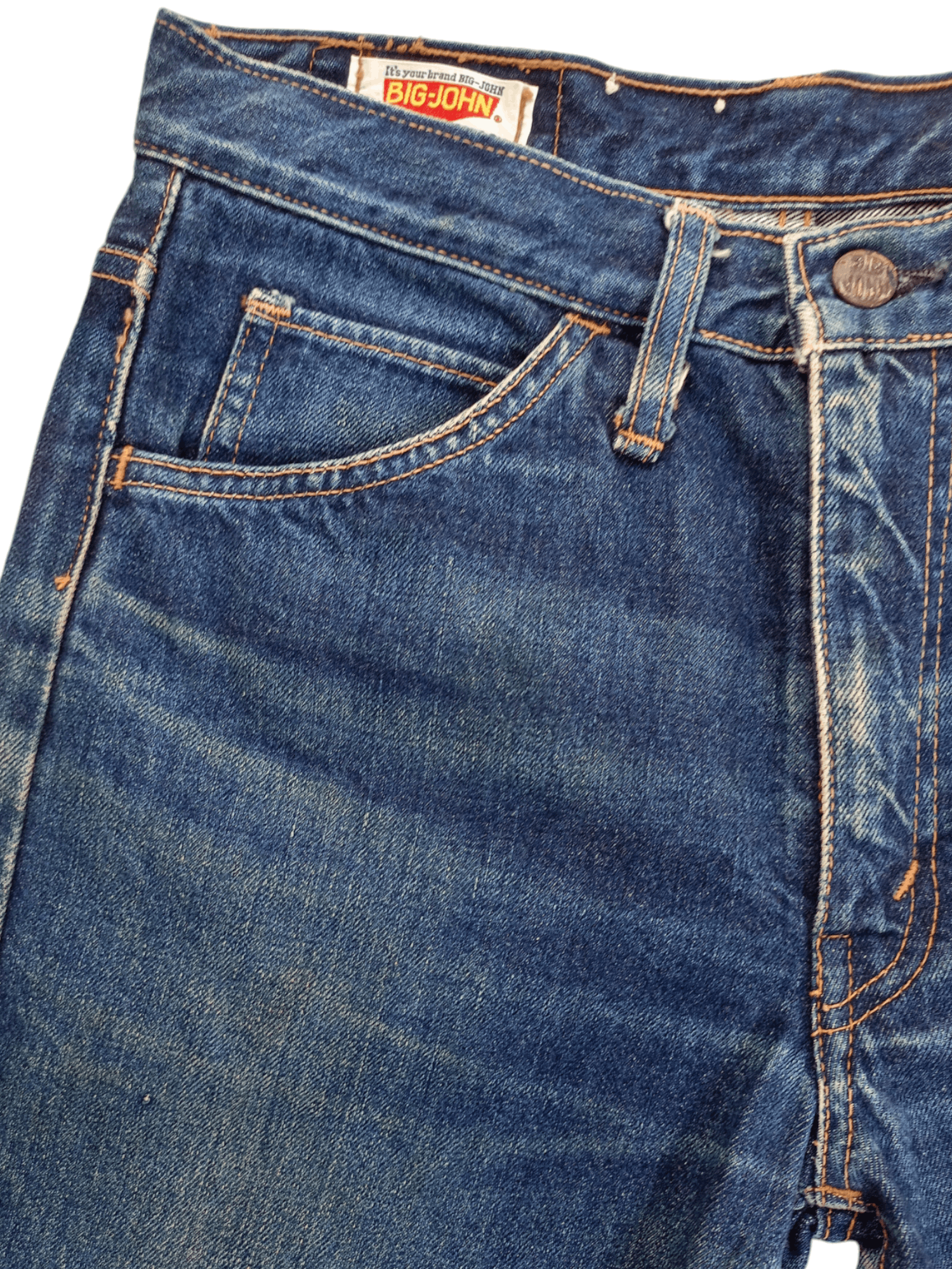 Big John × Vintage BIG JOHN Distressed Vintage Streetwear Denim Size US 30 / EU 46 - 4 Thumbnail