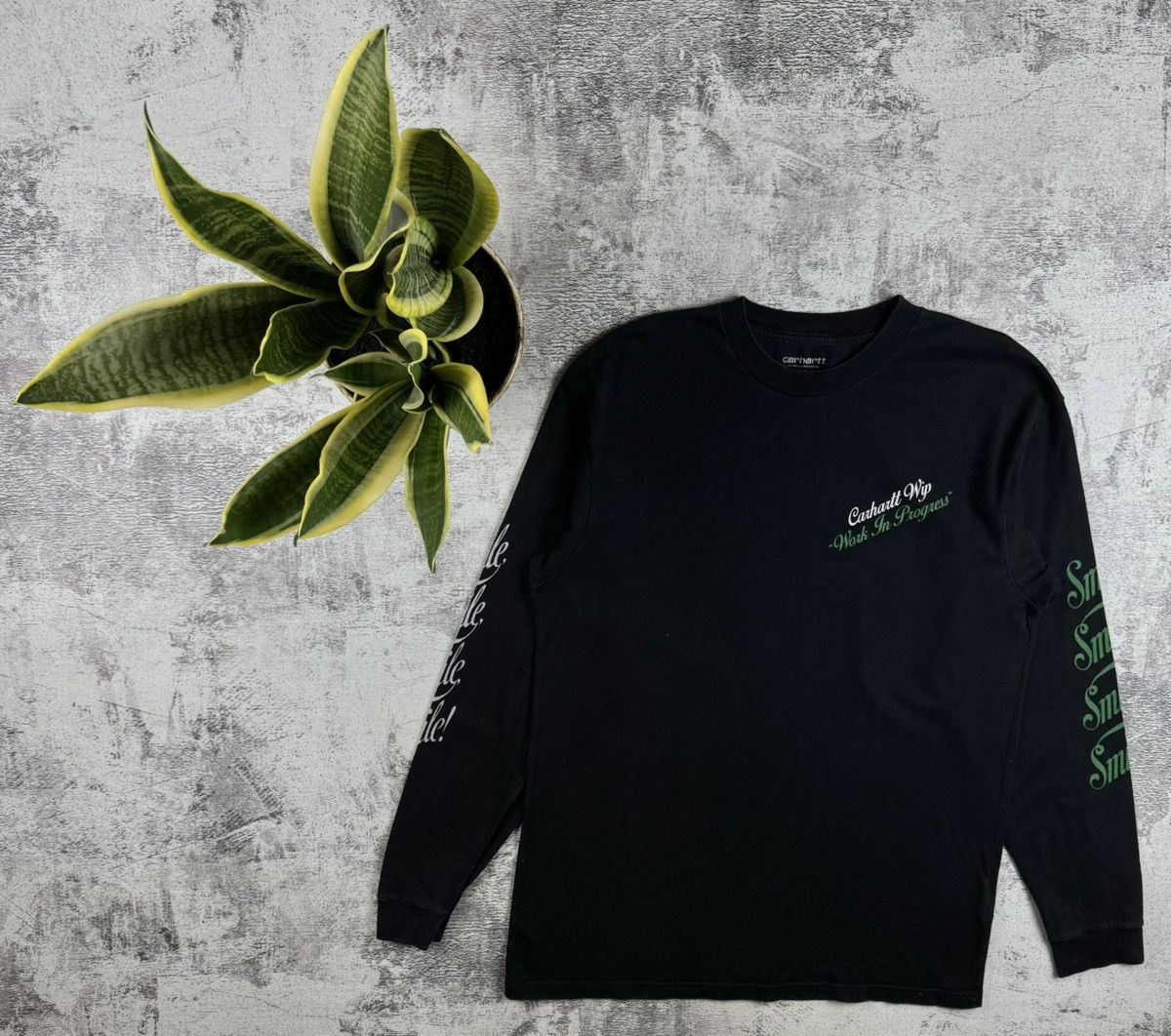 Carhartt Carhartt WIP Smile Loose Men’s Jersey Longsleeve T Shirt Tee Size US M / EU 48-50 / 2 - 8 Thumbnail