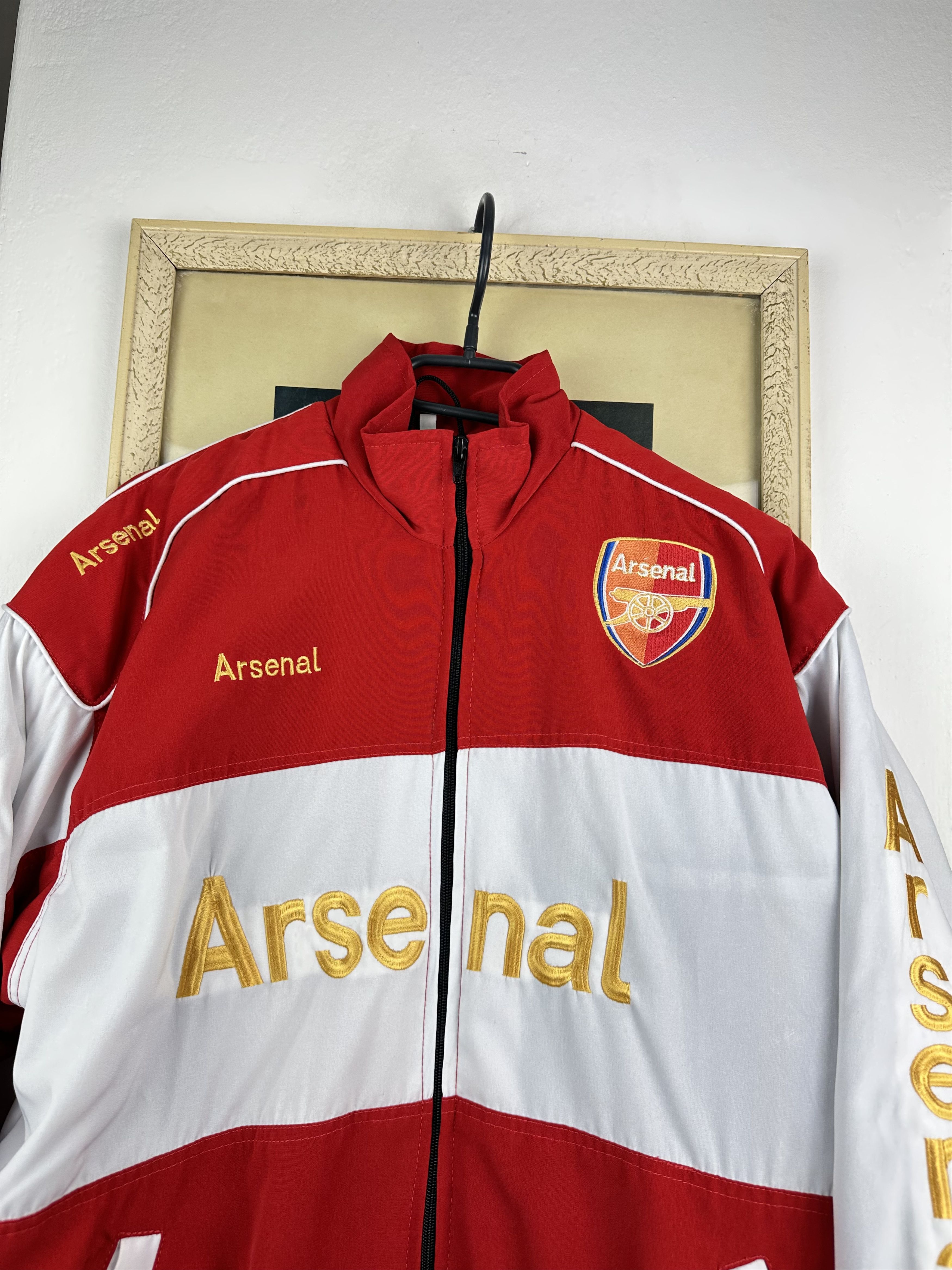 Other Vintage Arsenal Longon Racing Jacket Football Bomber Soccer Size US M / EU 48-50 / 2 - 2 Thumbnail