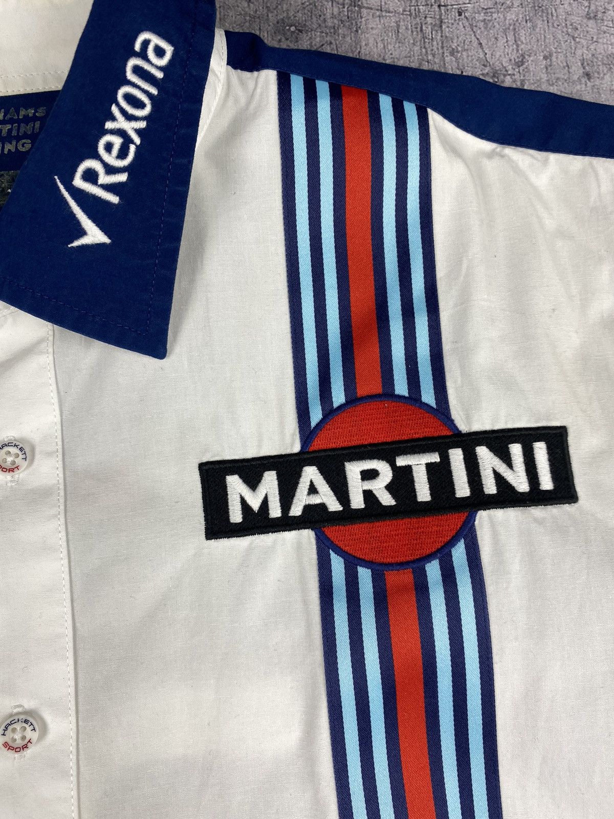 Hackett × Mercedes-Benz Vintage Mercedes Benz Williams Martini Racing Shirt 90’s Size US XXL / EU 58 / 5 - 7 Thumbnail