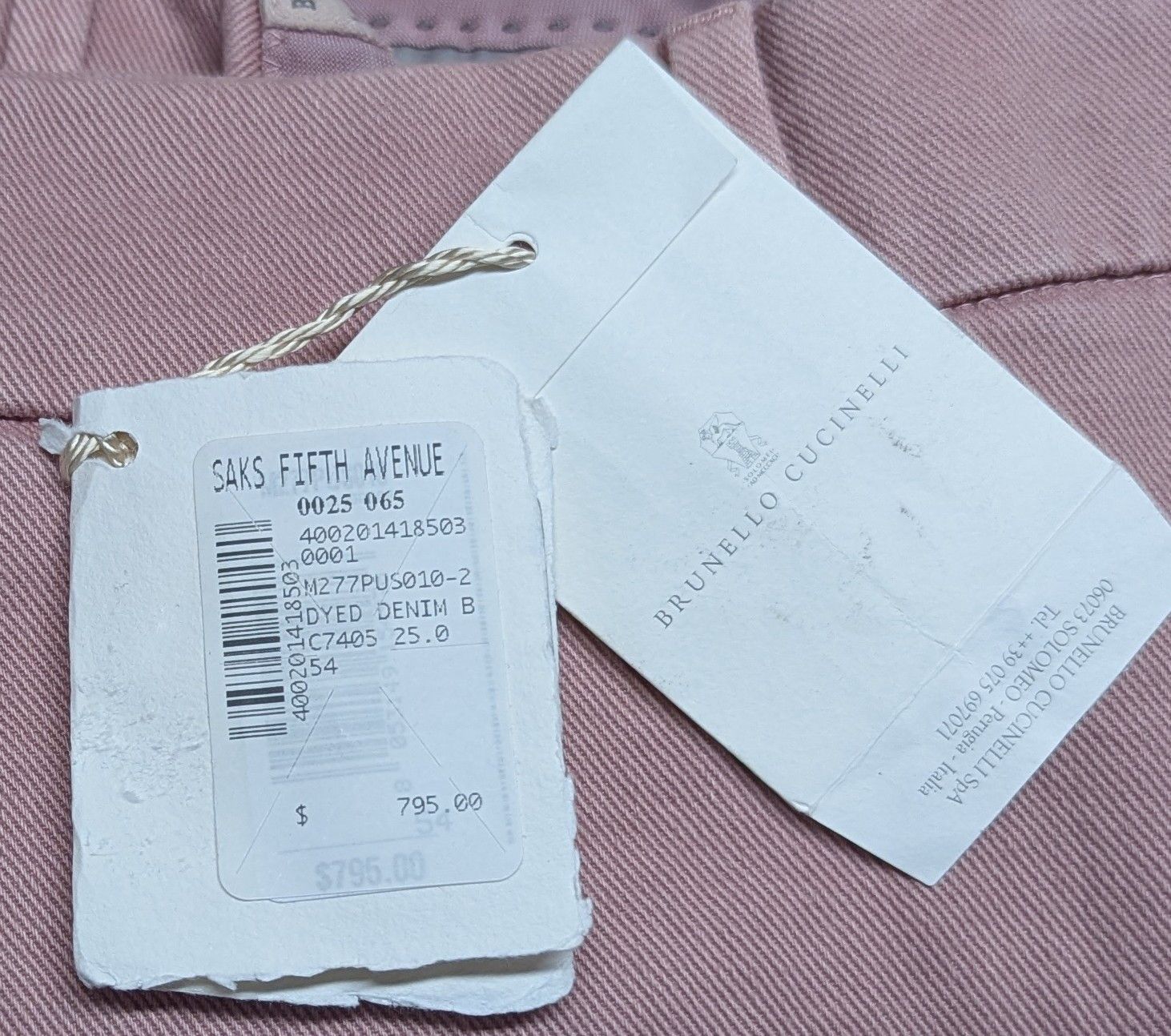 Brunello Cucinelli Brunello Cucinelli Dyed Bermuda Shorts Faded Pink 54 US 38 Size US 38 / EU 54 - 7 Thumbnail