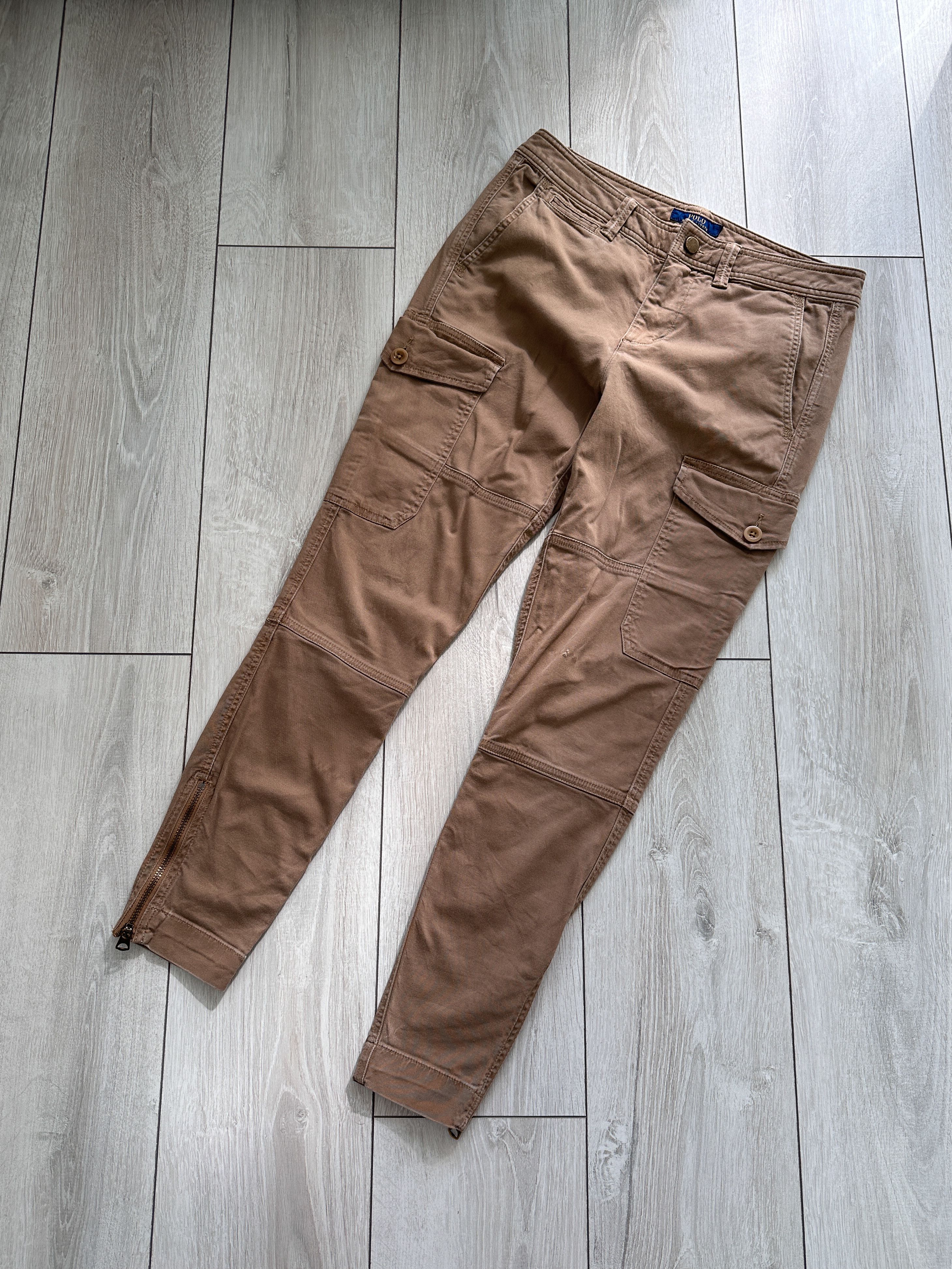 Polo Ralph Lauren Polo Ralph Lauren Beige Cargo Pants Size 32" / US 10 / IT 46 - 5 Thumbnail