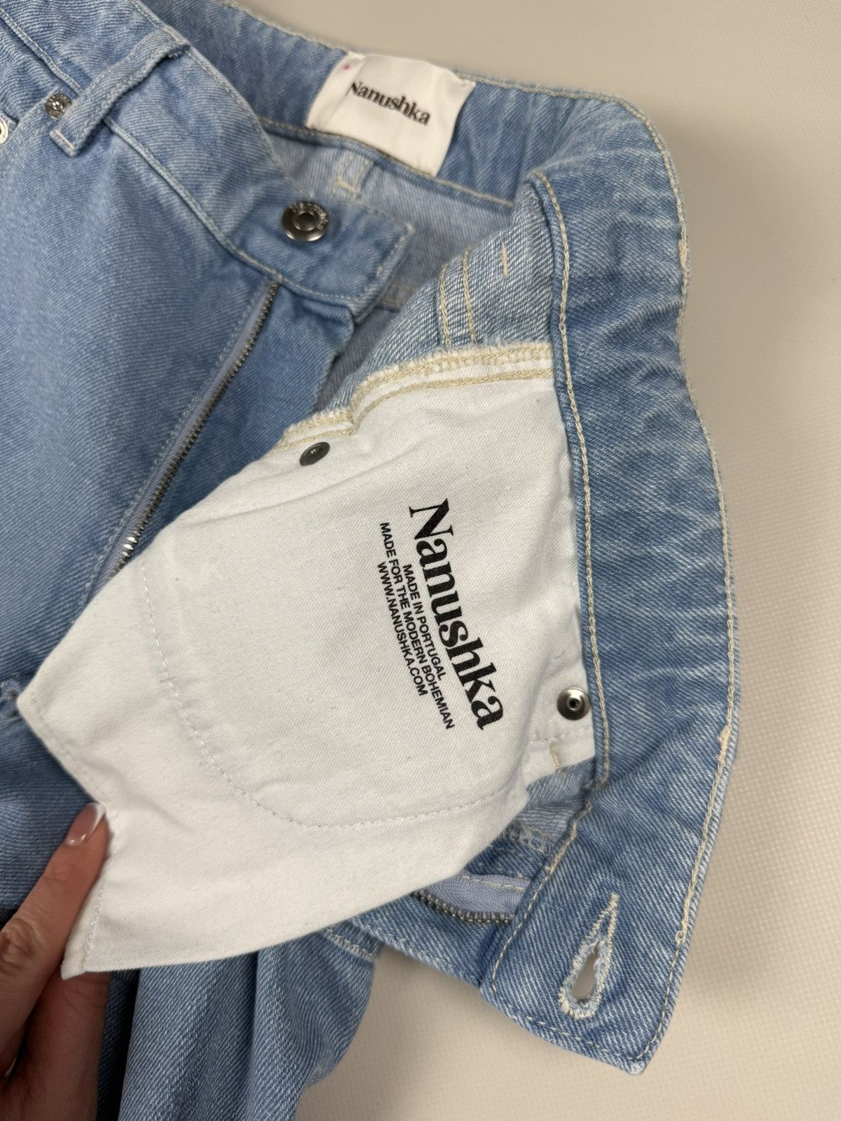 Nanushka Nanushka A Regular Fit Ladies Denim Jeans Size 29 Size 29" - 14 Thumbnail
