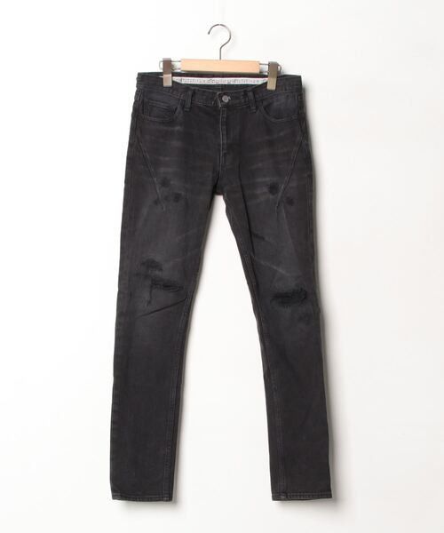 image of Number N Ine x Studious Number (N)Ine X Studious Distressed Denim Pants 2 in Grey, Men's (Size 31)