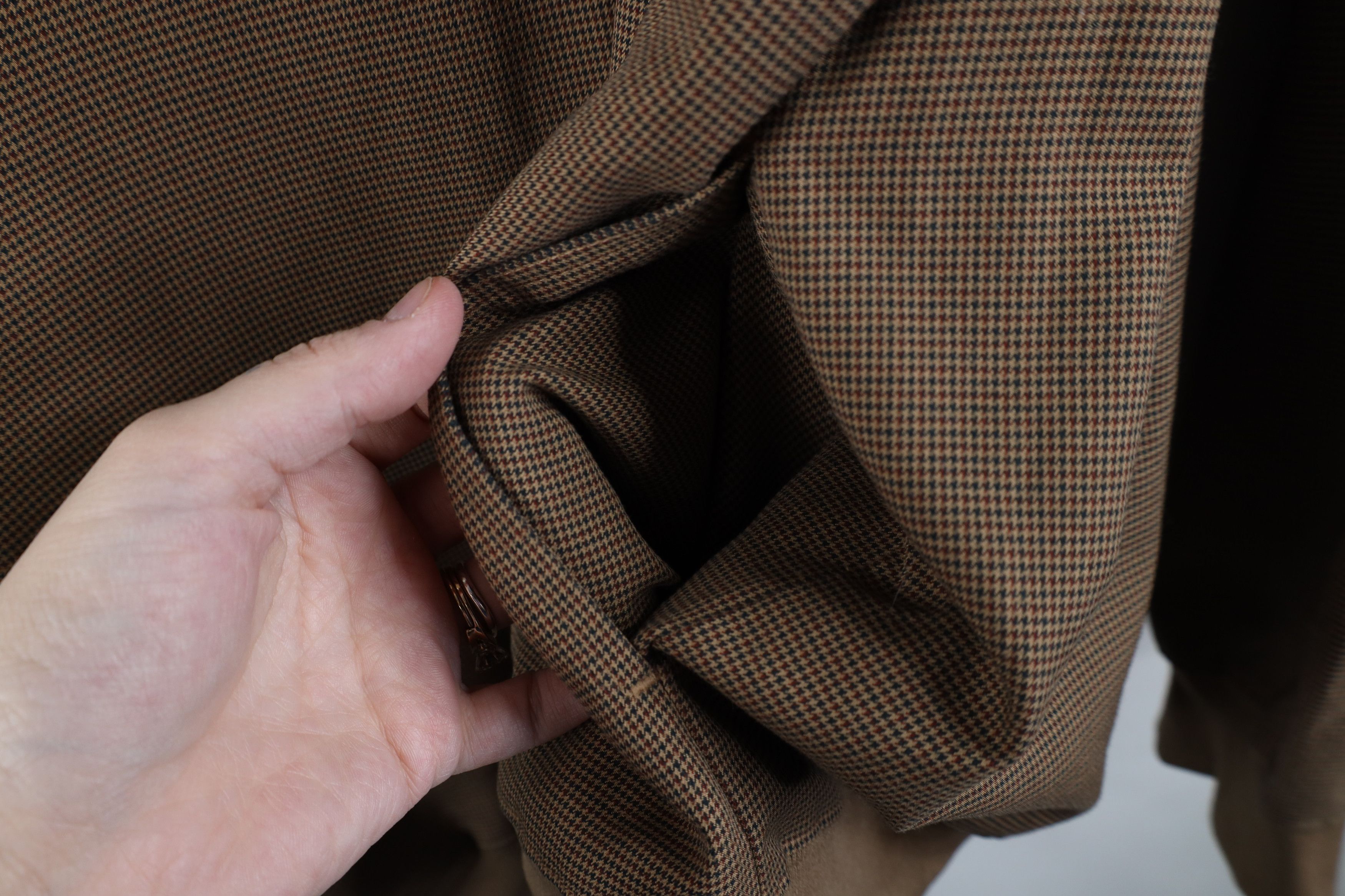 L.L. Bean × Vintage Vintage 90s LL Bean Houndstooth Pullover Windbreaker Jacket Size US L / EU 52-54 / 3 - 5 Thumbnail