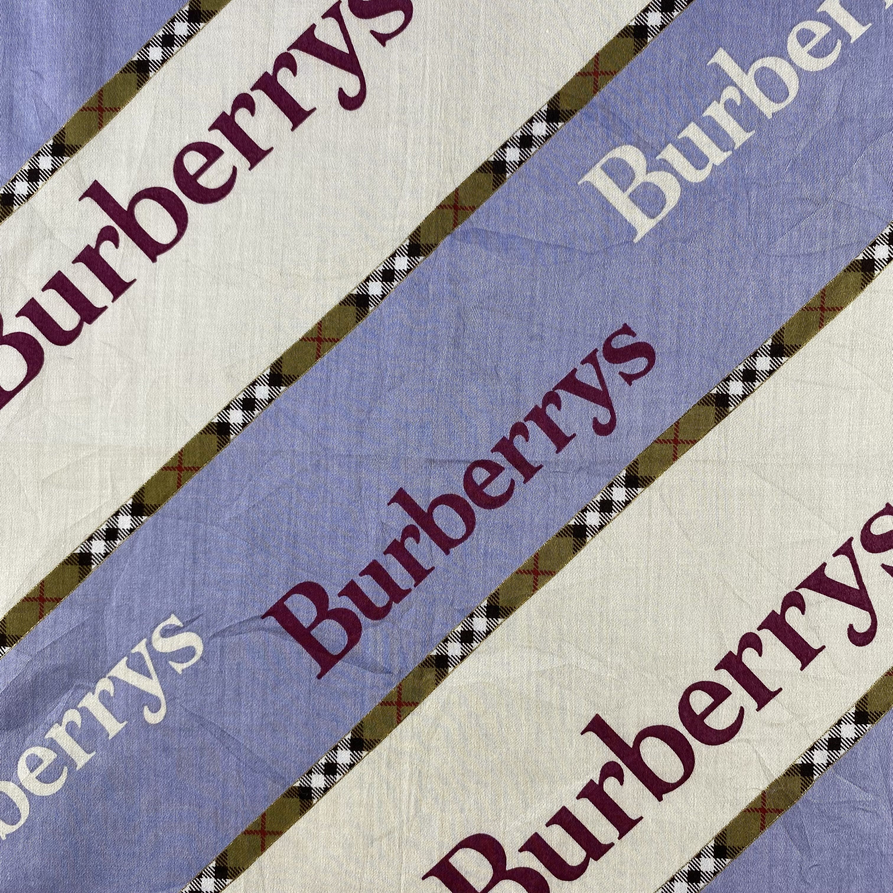 Burberry × Vintage Burberry Handkerchief/Neckerchief/Bandana HC638 Size ONE SIZE - 4 Thumbnail