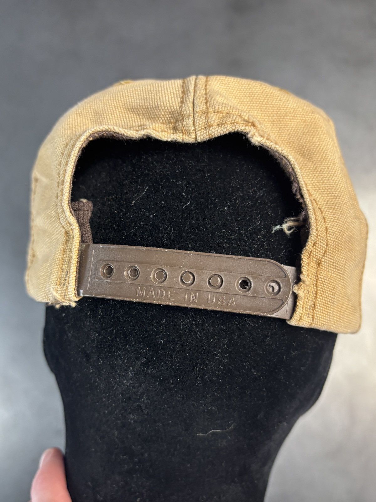 Carhartt × Vintage Vintage Carhartt Hat Duck Canvas Snapback Made in USA Cap 90 Size ONE SIZE - 12 Thumbnail