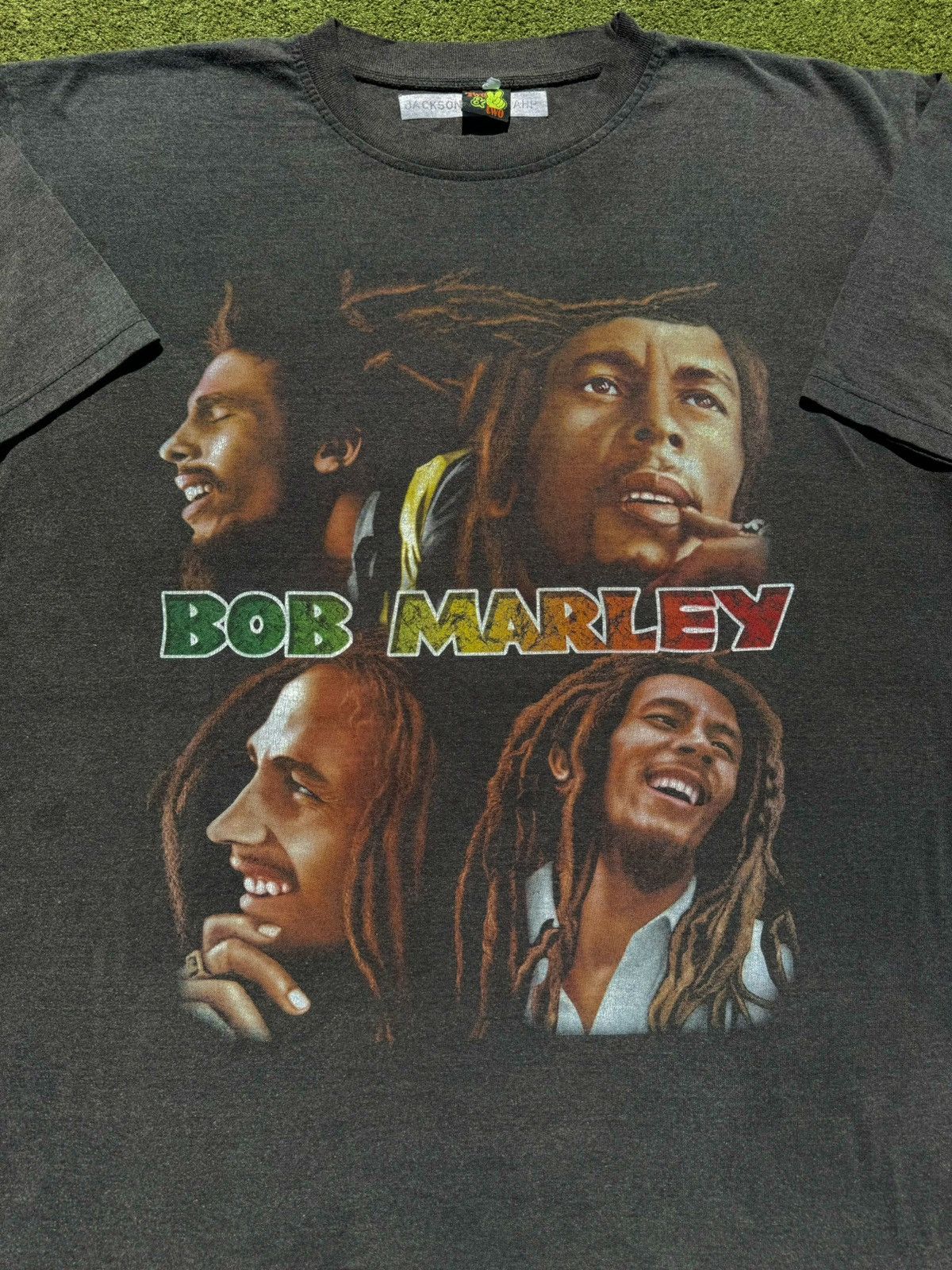 Bob Marley × Rap Tees × Vintage Bob Marley 90's Vintage Rap T-Shirt Size US XXL / EU 58 / 5 - 3 Thumbnail