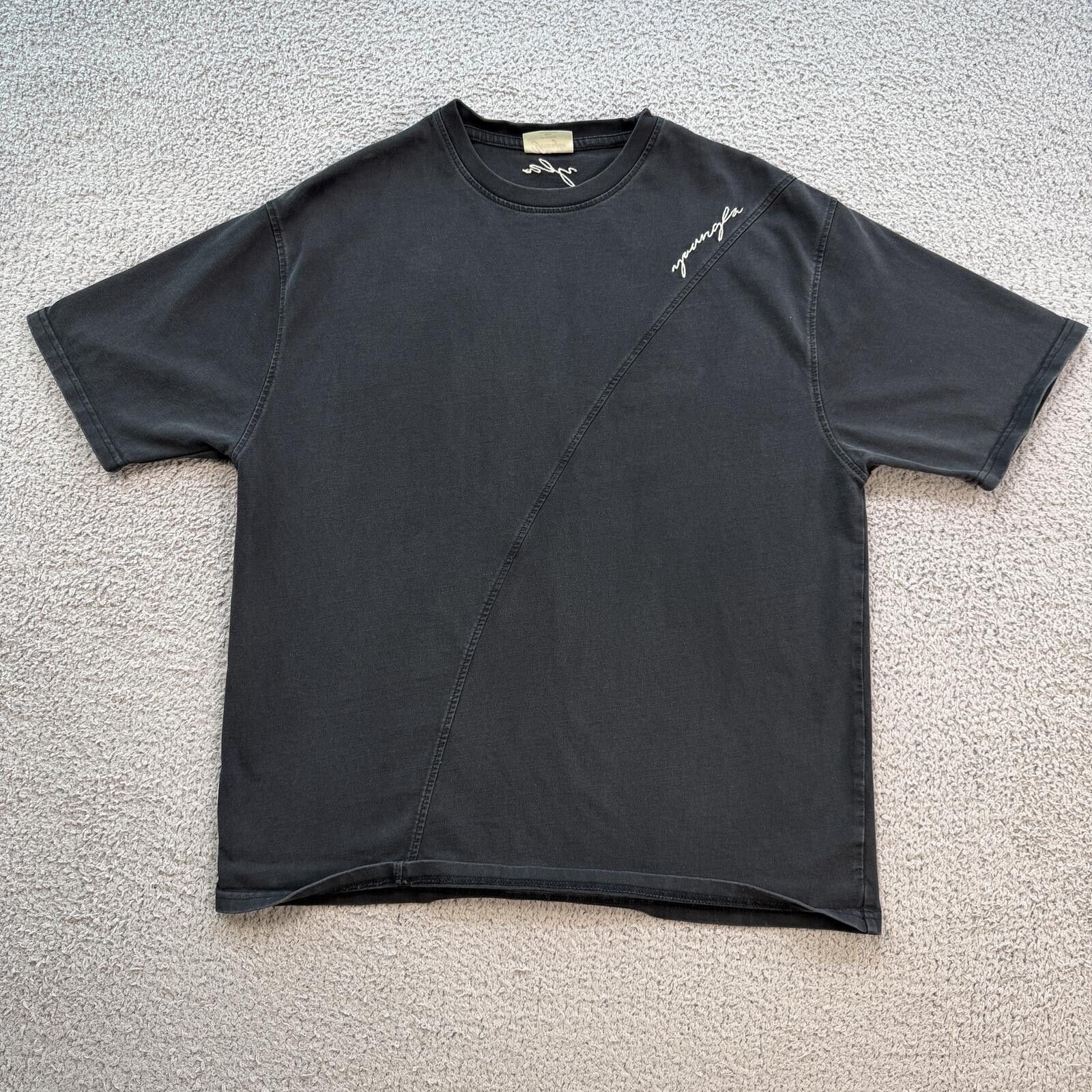 YoungLA YoungLA #W431 Faded Black T Shirt Small Bodybuilding Logo Size US S / EU 44-46 / 1 - 1 Thumbnail