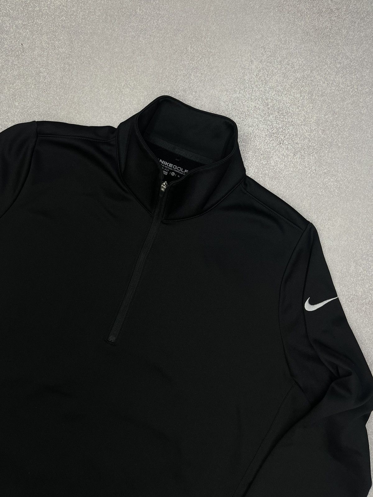 Nike × Nike ACG × Vintage Women Nike Golf Therma Fit Black Long Sleeve Y2K Drill Size XL / US 12-14 / IT 48-50 - 3 Thumbnail