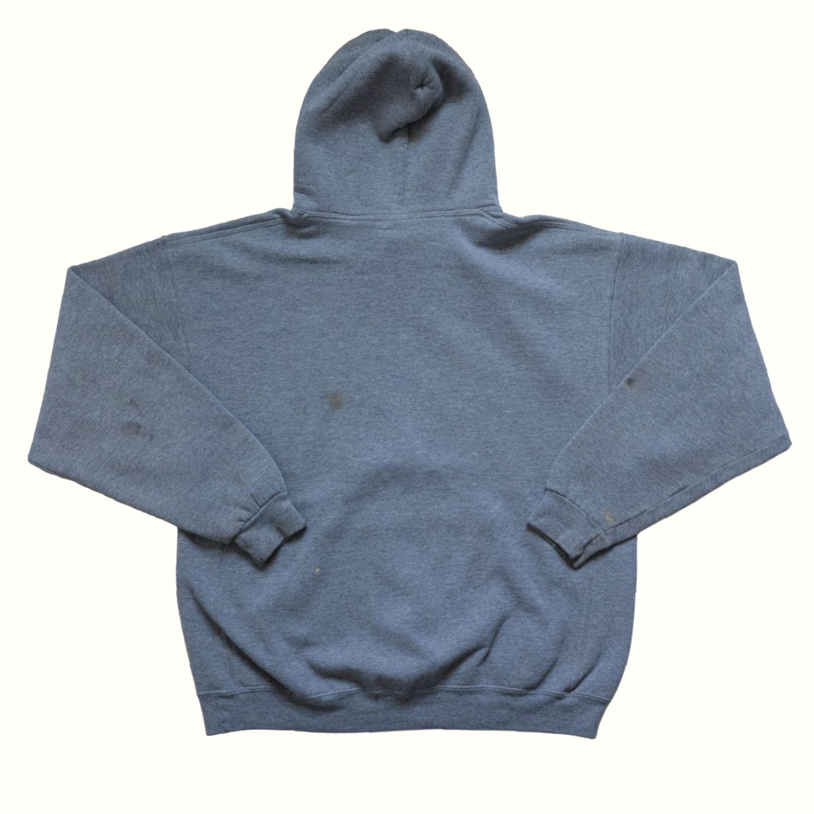 Russell Athletic VINTAGE RUSSELL ATHLETIC Hoodie Sweatshirt XL Gray Crew Neck Hooded Distressed Retro 90s Work Pullover Men Size US XL / EU 56 / 4 - 3 Thumbnail