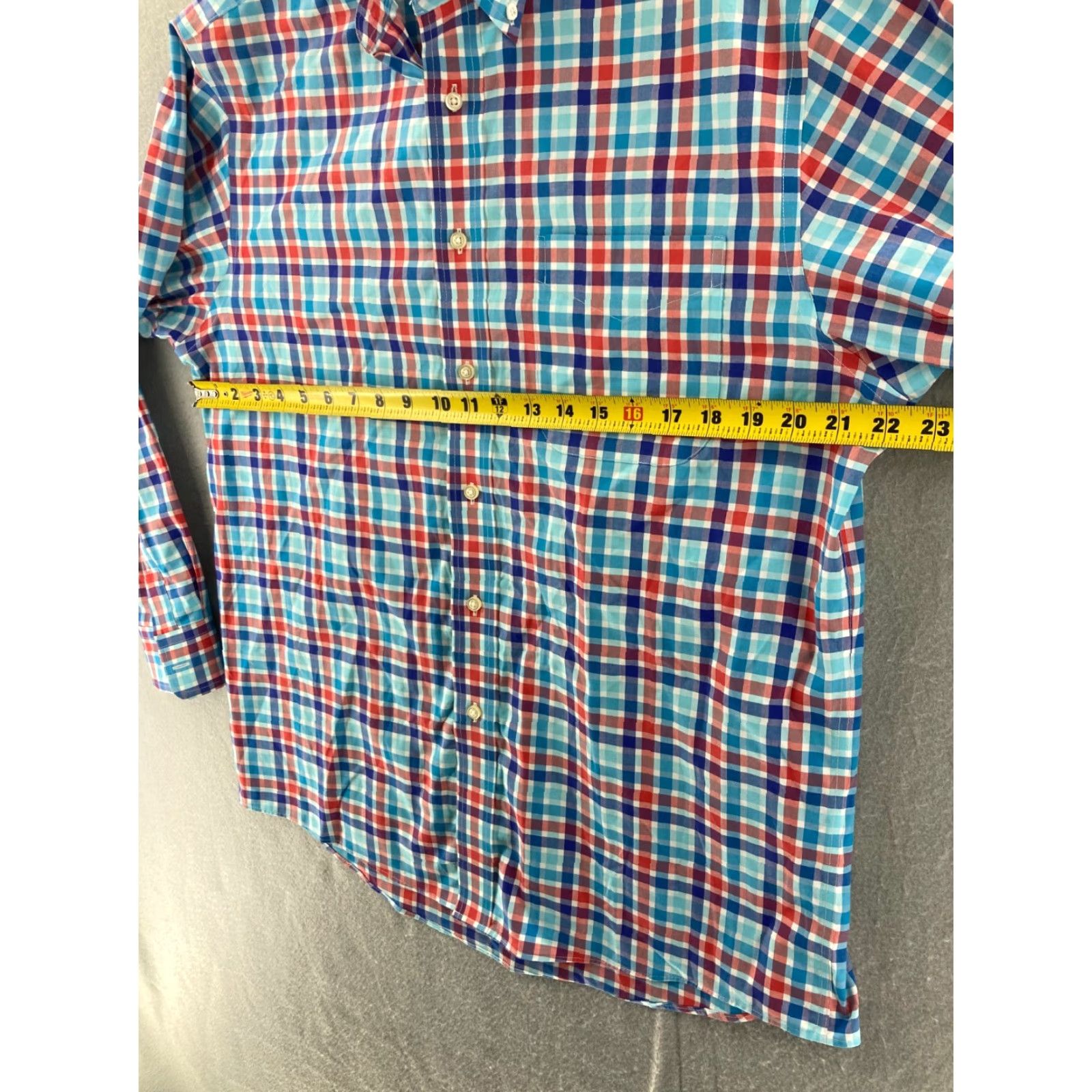Jos. A. Bank Jos A Bank Traveler Shirt Mens Medium Blue Red Stripes Shirt Mens Regular XS? Size US M / EU 48-50 / 2 - 2 Thumbnail