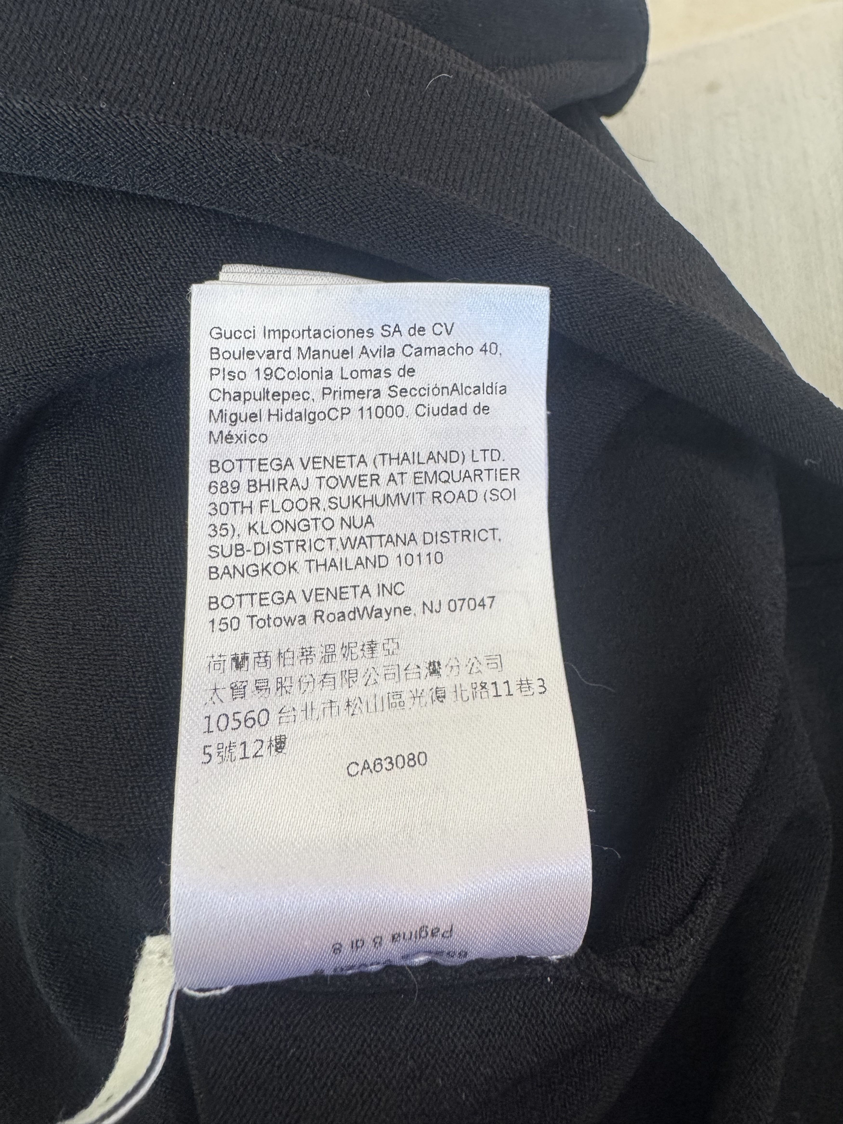Bottega Veneta Bottega Veneta - Black Polo - 83% viscose, 17% polyester Size US S / EU 44-46 / 1 - 9 Thumbnail