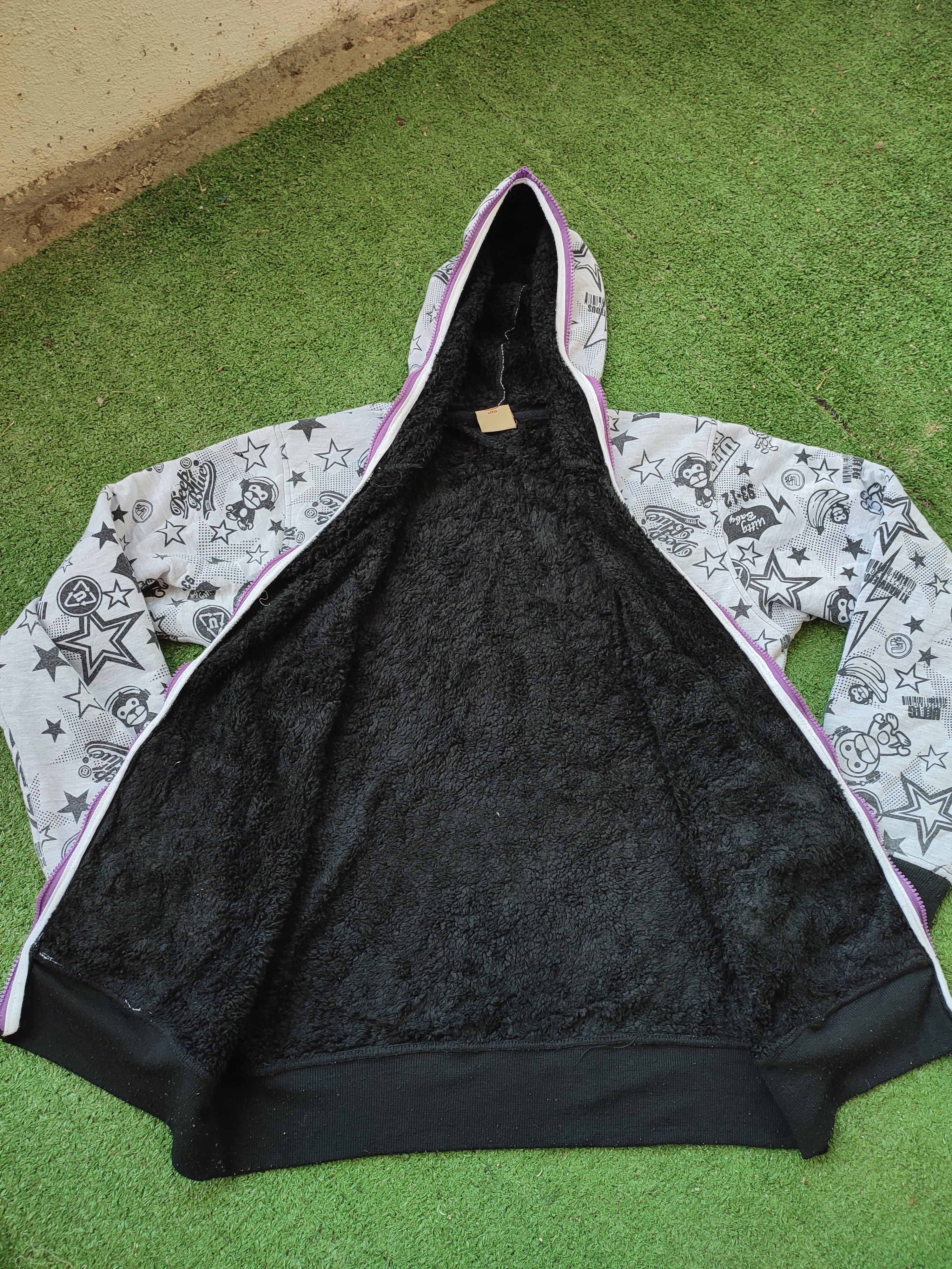 Japanese Brand BAPE INSPIRED UITTG BABY FULL PRINTED HOODIE Size US M / EU 48-50 / 2 - 3 Thumbnail