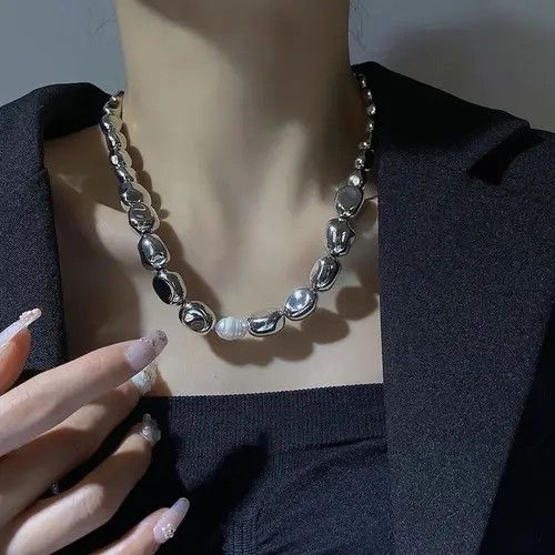 Handmade × Jewelry × Vintage Special-shaped Irregular Necklace Size ONE SIZE - 1 Thumbnail