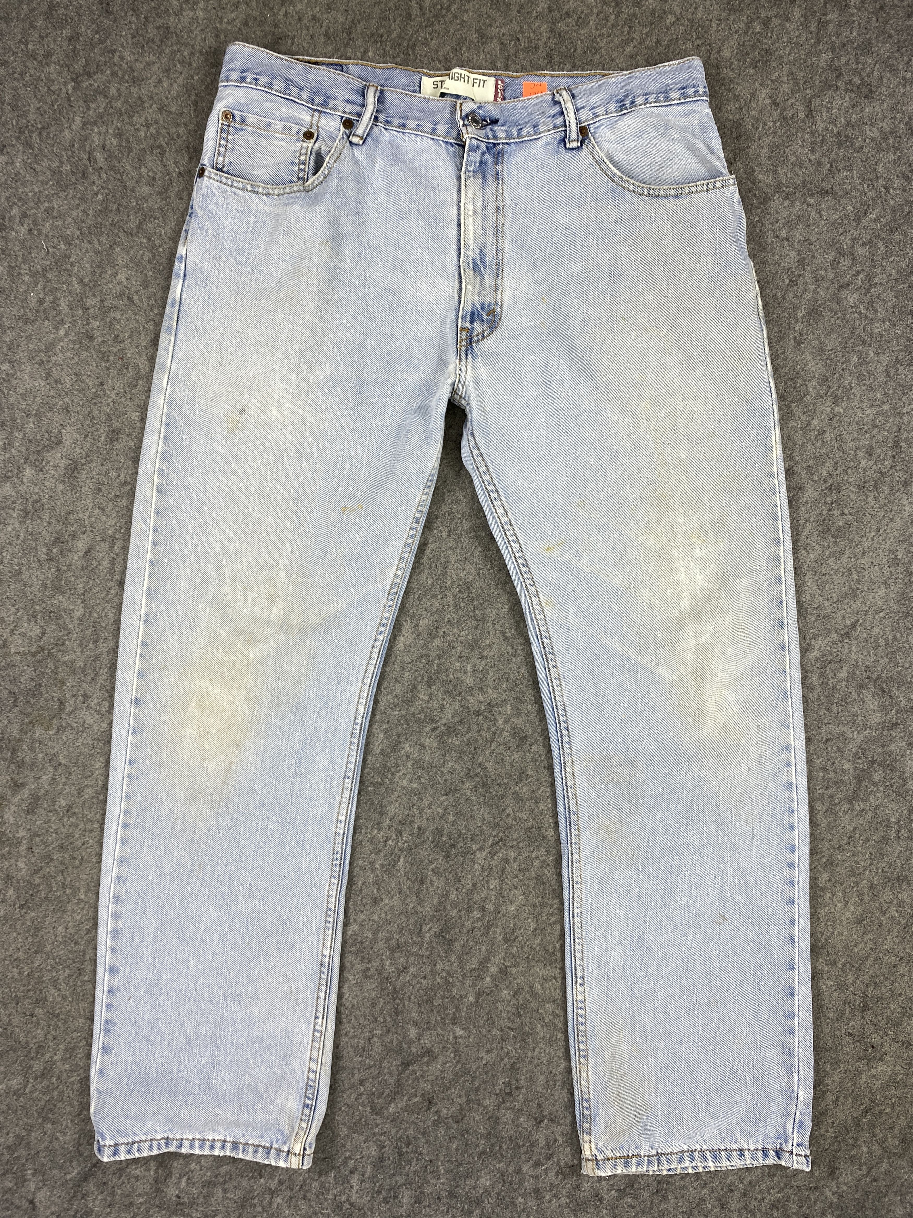image of Distressed Denim x Levis Light Blue Wash Vintage Levi's 505 35X29.5 Denim -Jn1761, Men's