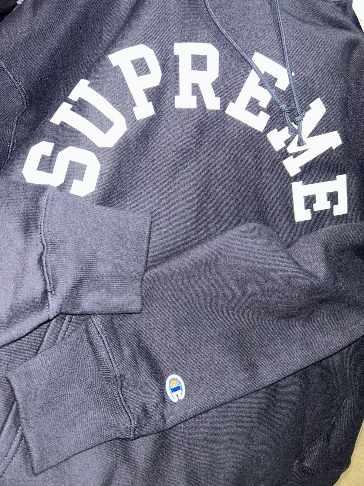 Supreme Supreme Champion Hooded Sweatshirt Black SS25 size Large NEW Size US L / EU 52-54 / 3 - 6 Thumbnail