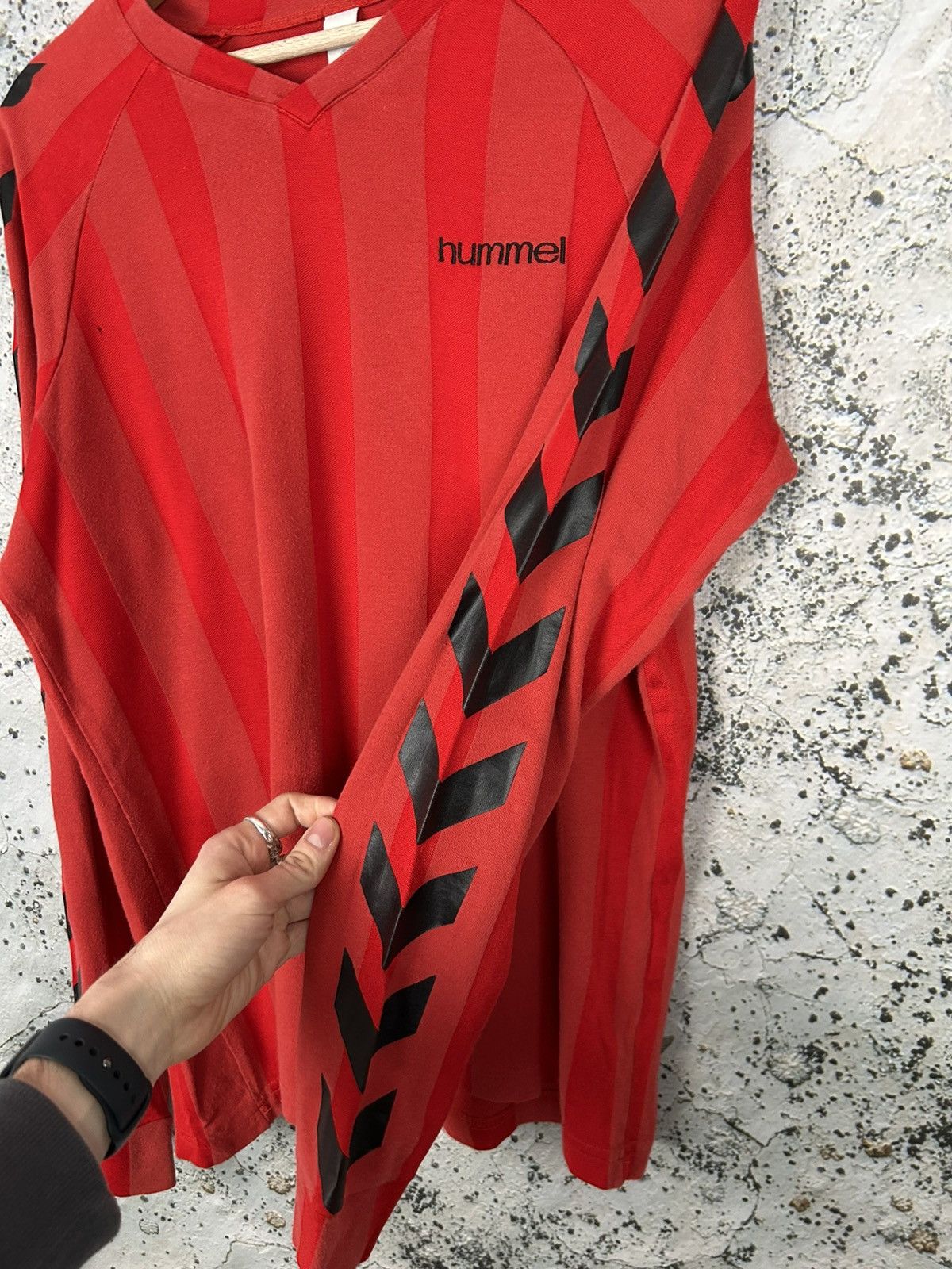 Hummel Vintage 90s Hummel Soccer Jersey Blokecore Hype Size US L / EU 52-54 / 3 - 3 Thumbnail
