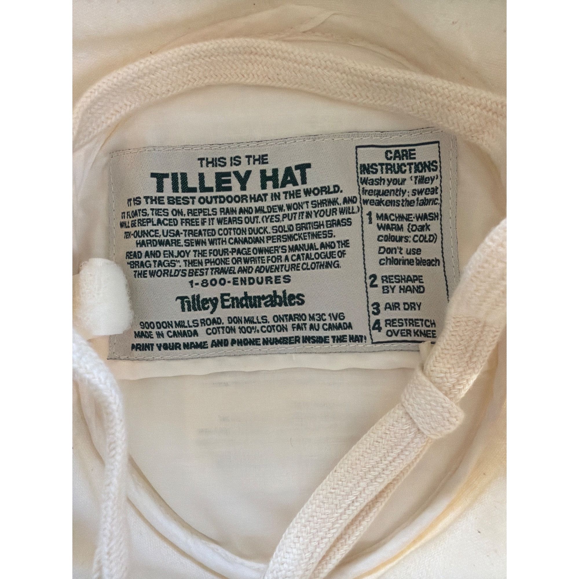 Tilley New Tilley T4 Cotton Duck Sun Hat 7 S 56.5cm Vintage HTF Ivo Size ONE SIZE - 8 Thumbnail