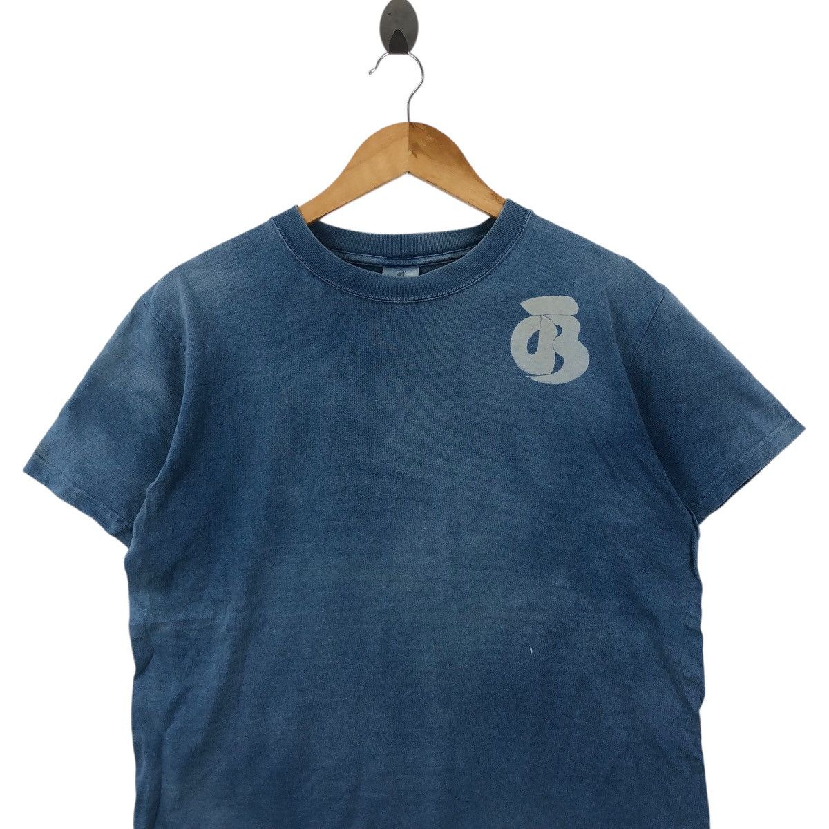 Japanese Brand Vintage NTRL Japanese Ancient Indigo Dye T Shirt Size M Size US M / EU 48-50 / 2 - 2 Thumbnail
