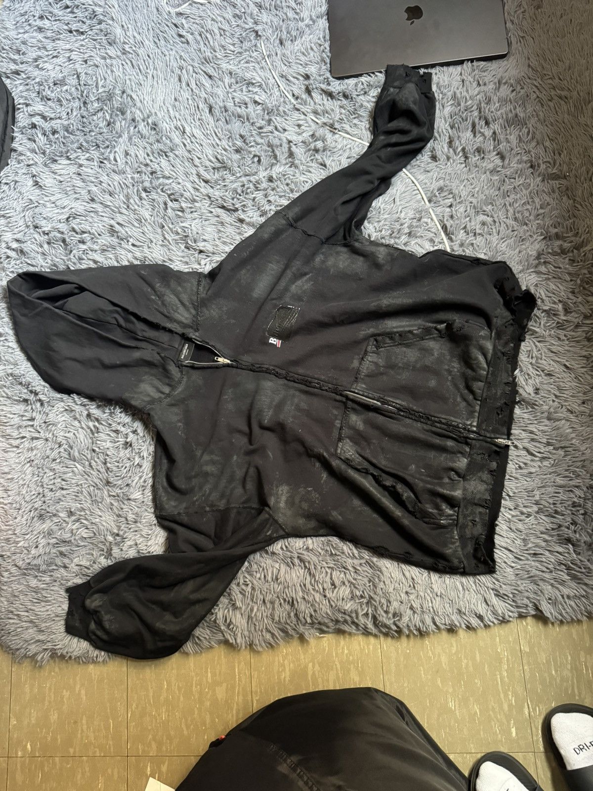 Balenciaga Balenciaga Mud gaffer zip-up Size US L / EU 52-54 / 3 - 1 Thumbnail