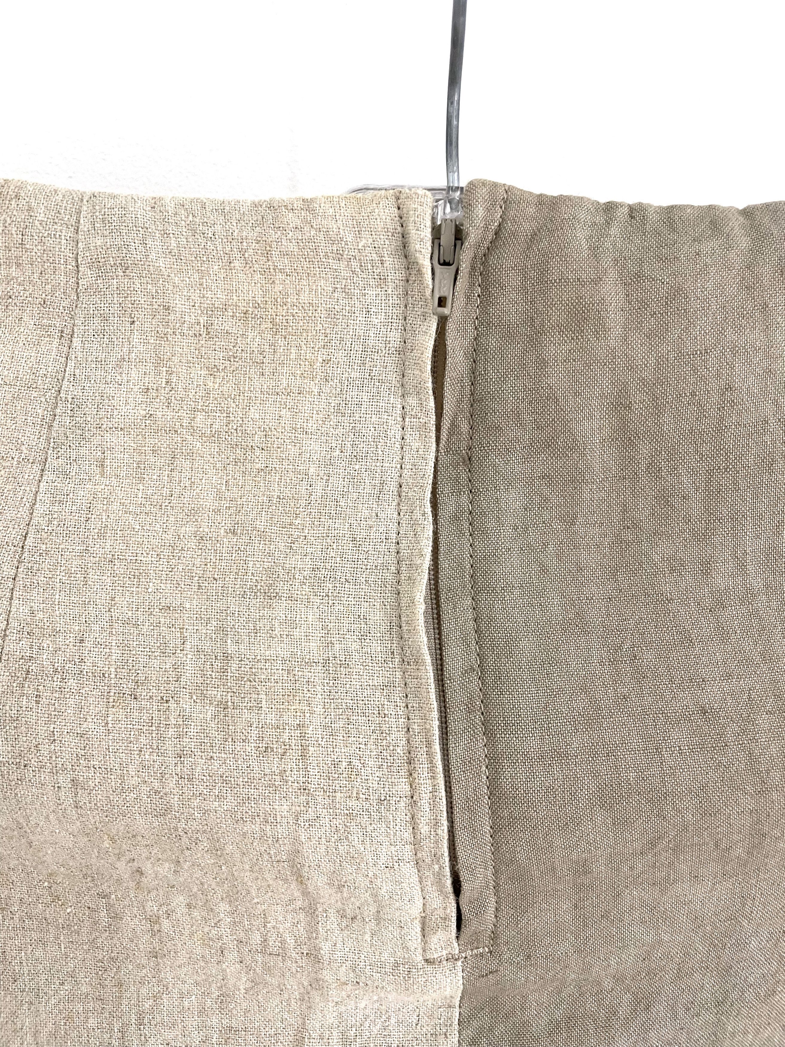 Kapital Linen Patchwork Skirt Size 26" / US 2 / IT 38 - 11 Thumbnail