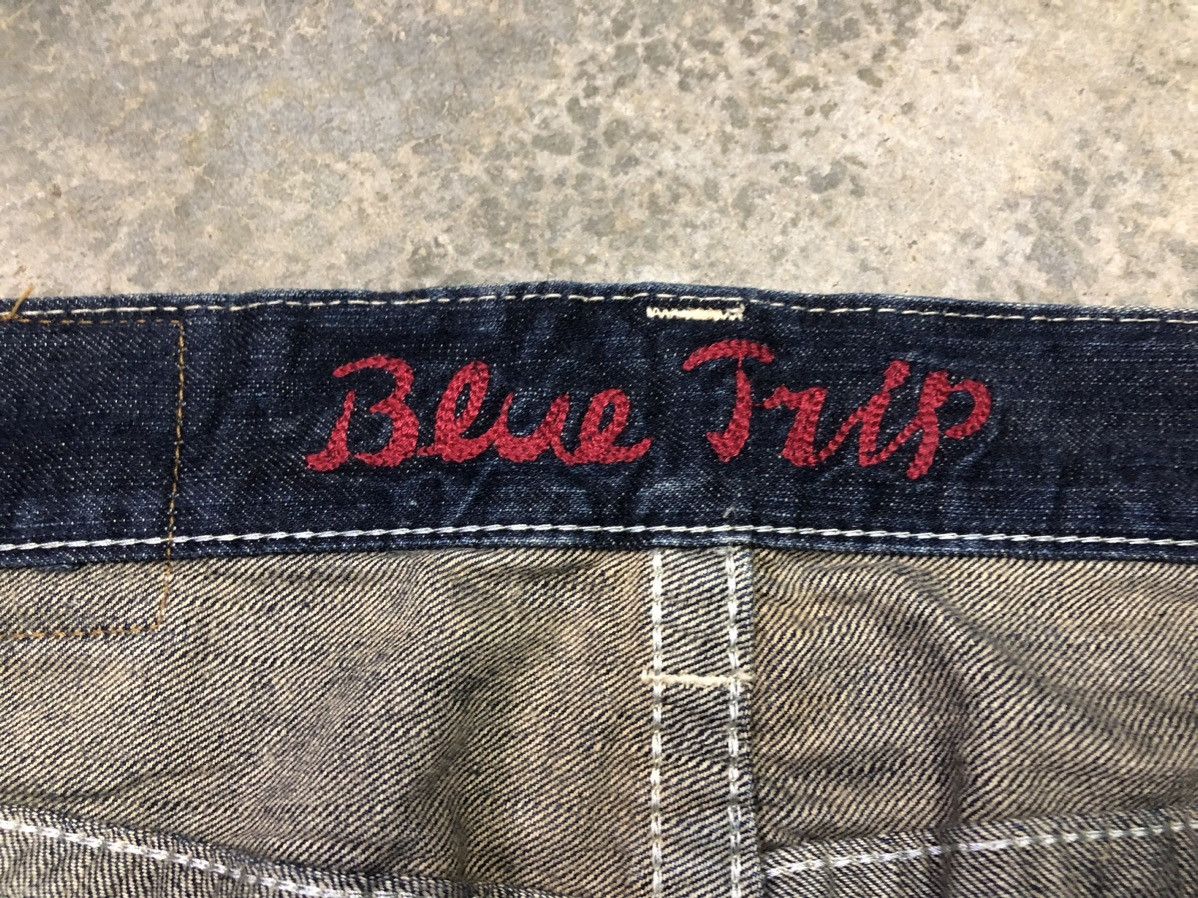 Hysteric Glamour × Japanese Brand Edwin Blue Trip Leg Twisted Washed Denim Size US 34 / EU 50 - 12 Thumbnail