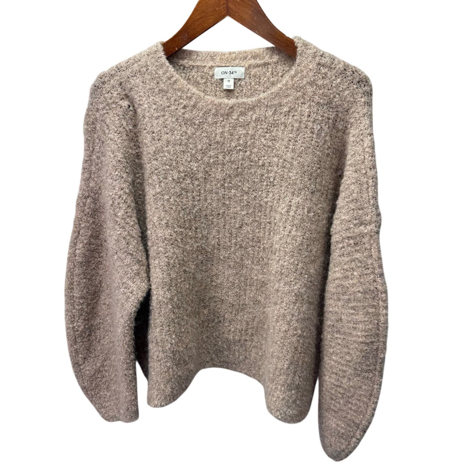 Macys Macy's On 34th Plus Sweater sz 2X Soft Stretch NEW #G712 Size XXL / US 16-18 / IT 52-54 - 5 Thumbnail