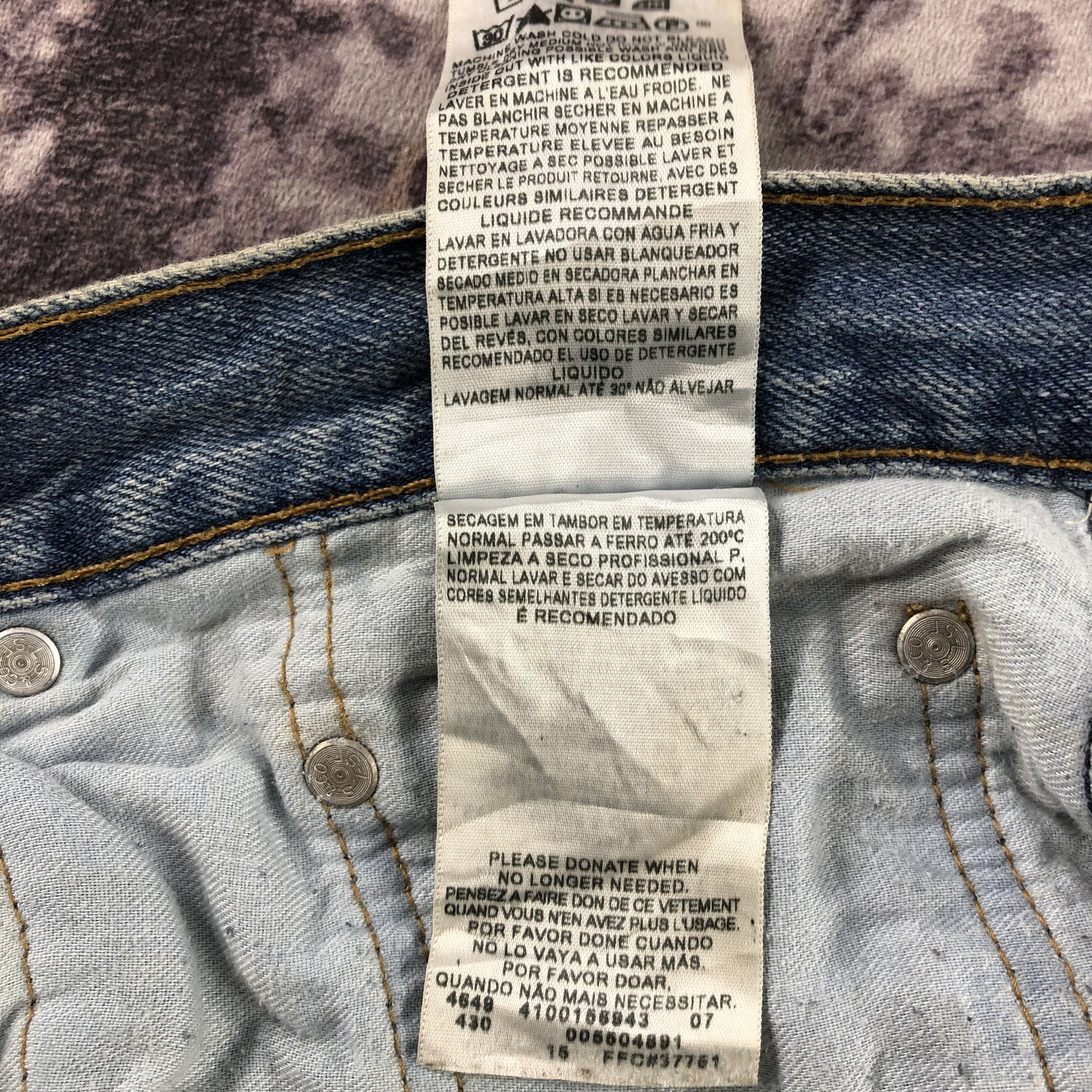 Levi's × Vintage Vintage Blue Wash Levis 550 Jeans-JM3171 Size US 39 - 13 Thumbnail