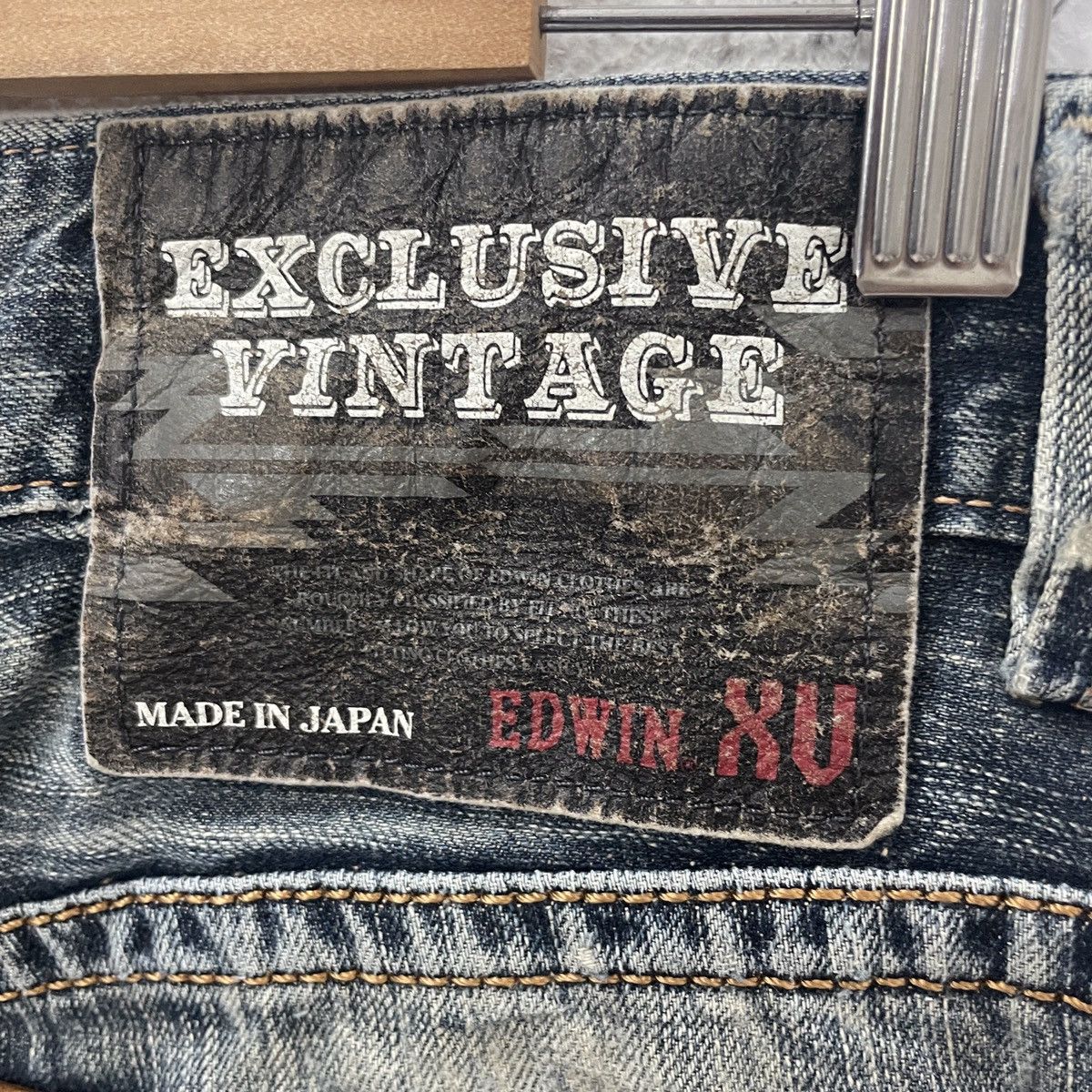 Edwin Vintage Edwin Japan Distressed Cowboy Denim Size US 30 / EU 46 - 7 Thumbnail