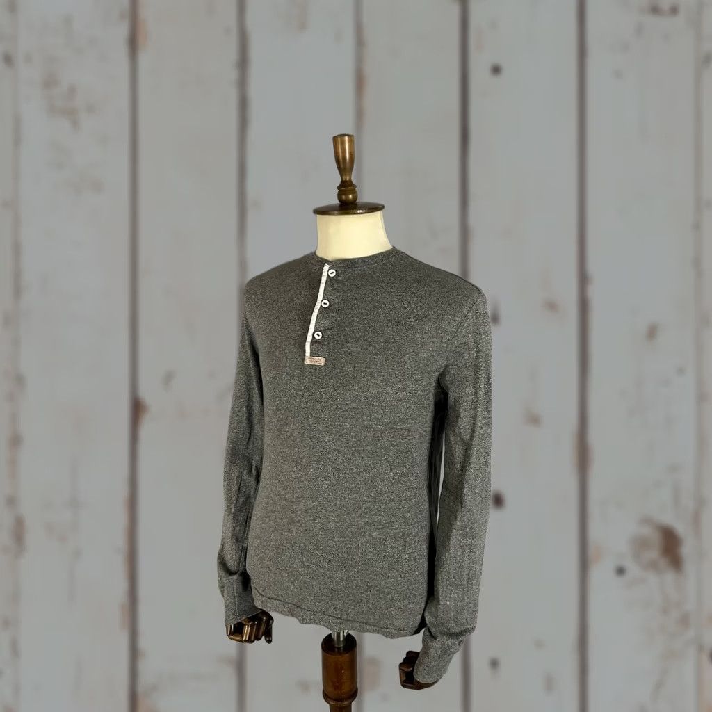 Polo Ralph Lauren Polo Ralph Lauren Mens Henley T-Shirt M Gray Cotton Long Sleeve Shirt Mens Size US M / EU 48-50 / 2 - 1 Thumbnail