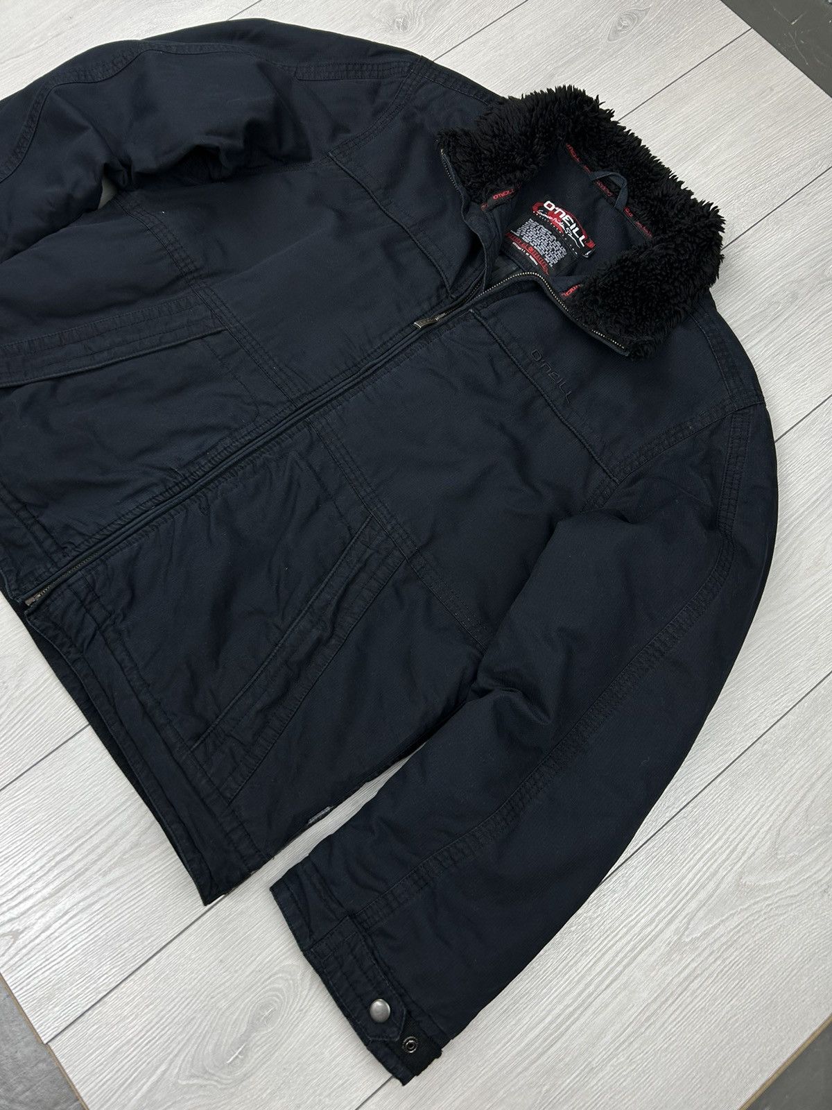 O'Neill × Vintage O’Neill Vintage Black Jacket Size XL Size US XL / EU 56 / 4 - 2 Thumbnail