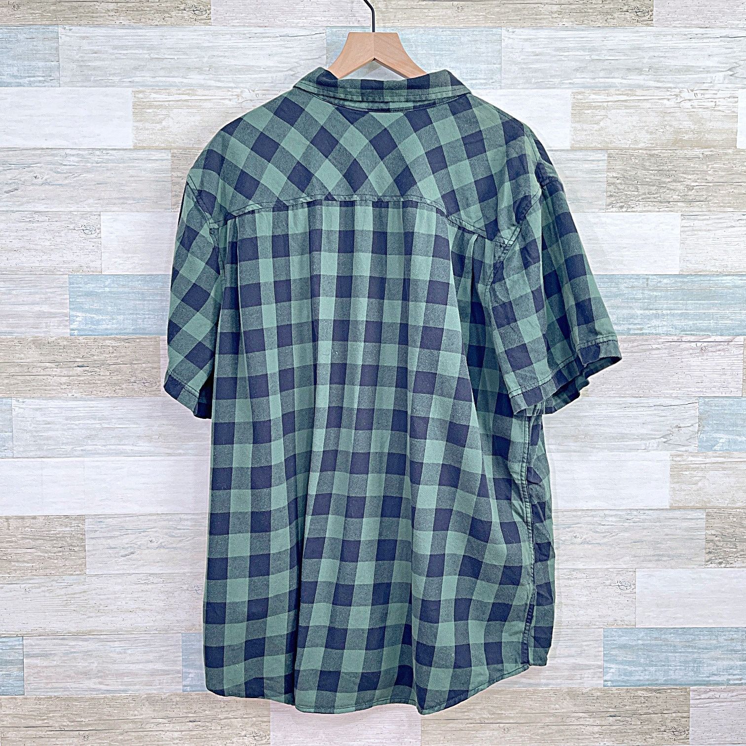 Harley Davidson Harley Davidson Short Sleeve Plaid Flannel Shirt Mens 3XL Size US XXL / EU 58 / 5 - 5 Thumbnail