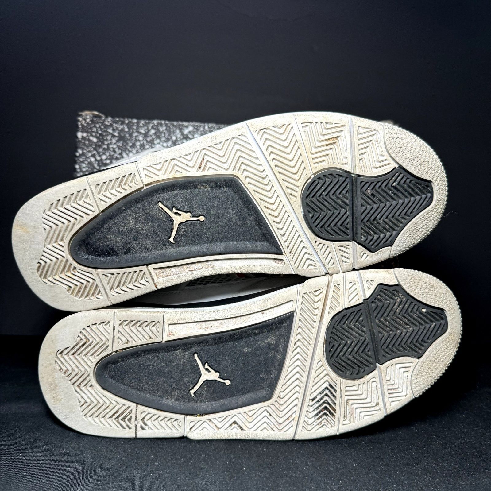 Jordan Brand × Nike Size 9.5 Nike Air Jordan 4 Retro Military Black Men's Shoes Size US 9.5 / EU 42-43 - 6 Thumbnail