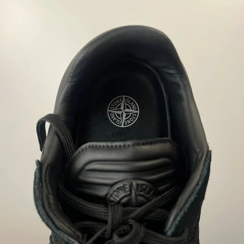 Stone Island Stone Island Sneakers Black Leather Shoes Mens Size 43 Size US 10 / EU 43 - 6 Thumbnail