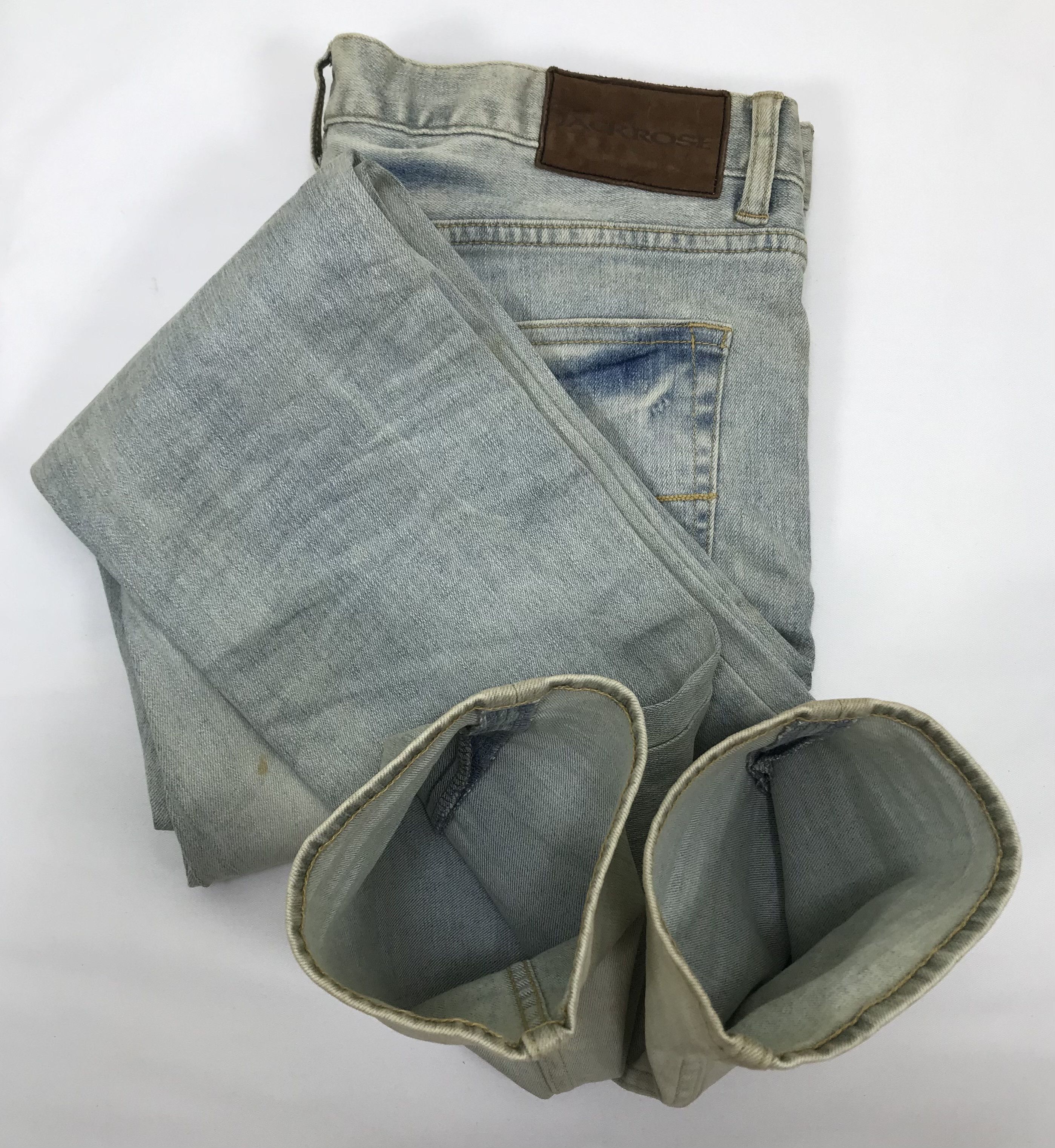 JACKROSE Vintage Jack Rose Light Wash Skinny Jeans Size US 32 / EU 48 - 15 Thumbnail