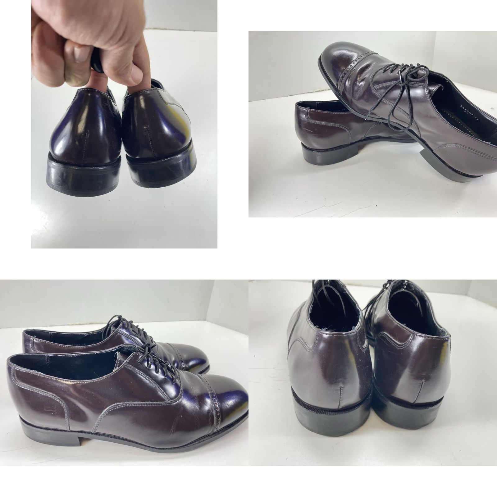 Florsheim Florsheim Lexington Cap Toe Oxford Shoes Men 10.5 EEE Burgundy Leather 17067-05 Size ONE SIZE - 9 Thumbnail