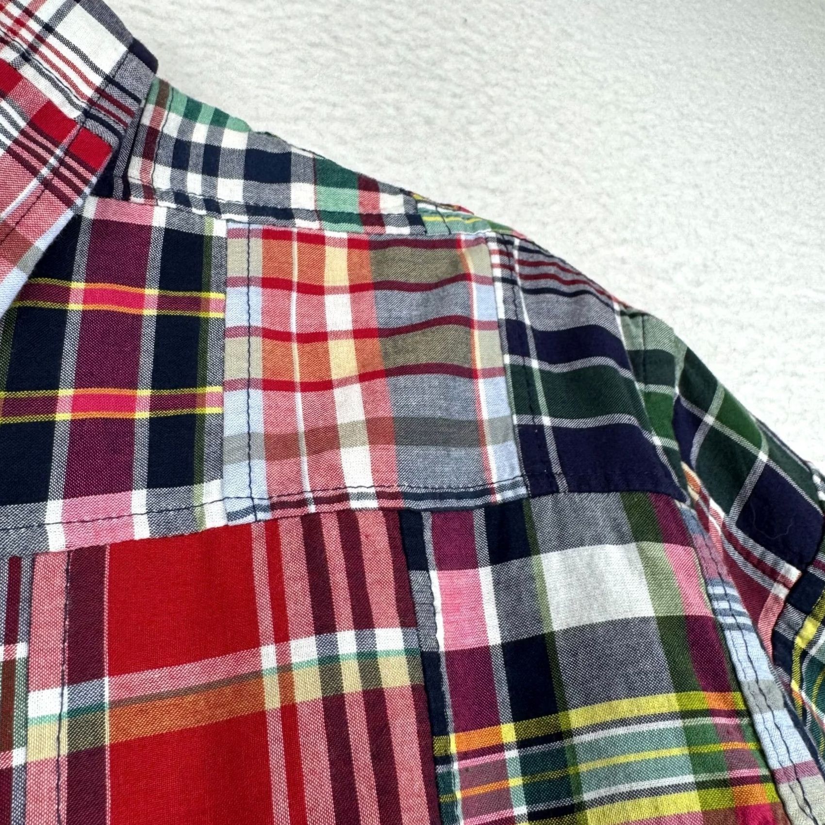 Brooks Brothers Brooks Brothers 1818 Men's L Regent Fit Plaid Short Sleeve Button-Down Shirt Size US 33 - 6 Thumbnail