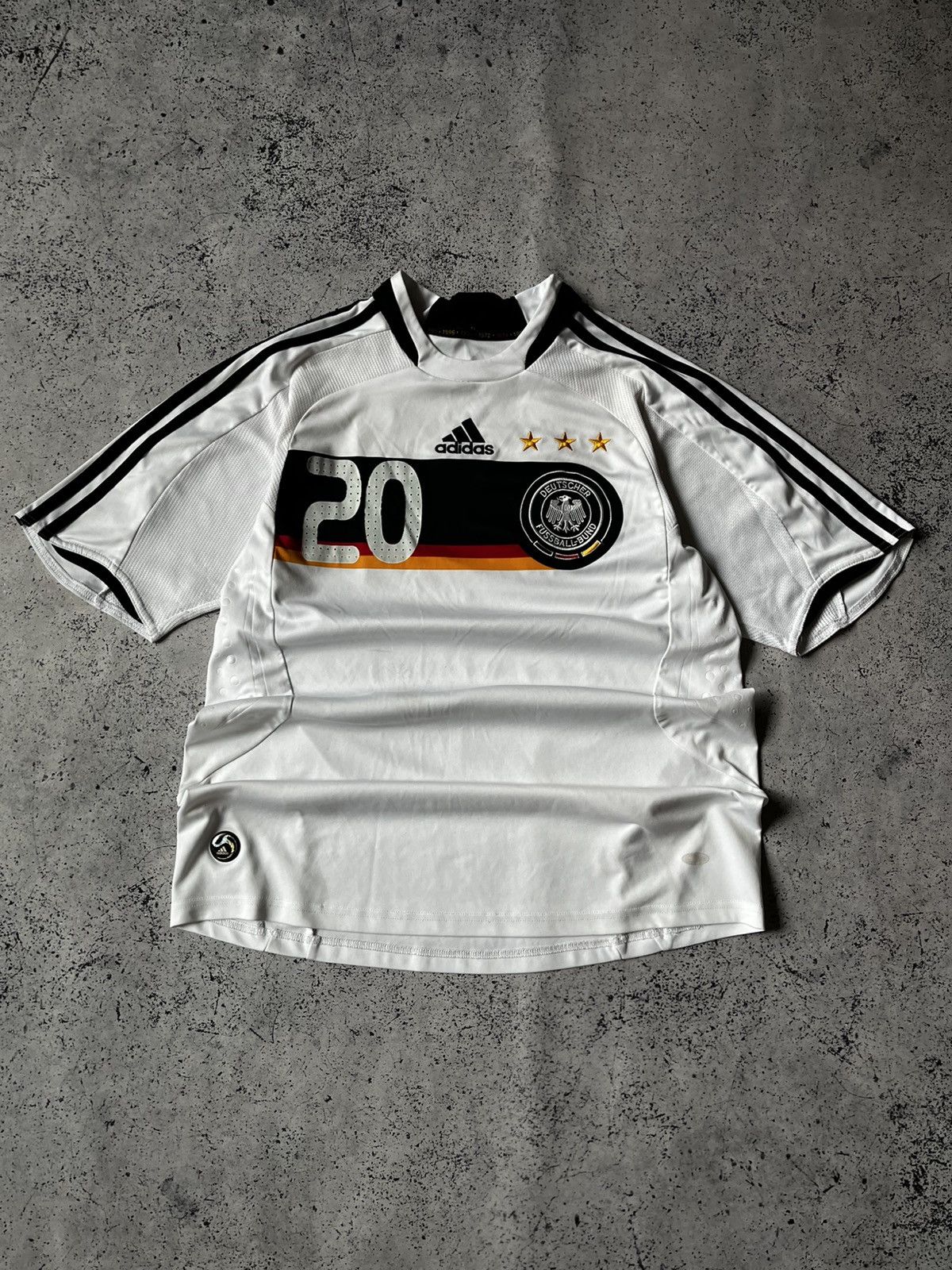 Adidas Vintage Adidas Germany Soccer Jersey Podolski Bloke Core Size US S / EU 44-46 / 1 - 1 Thumbnail