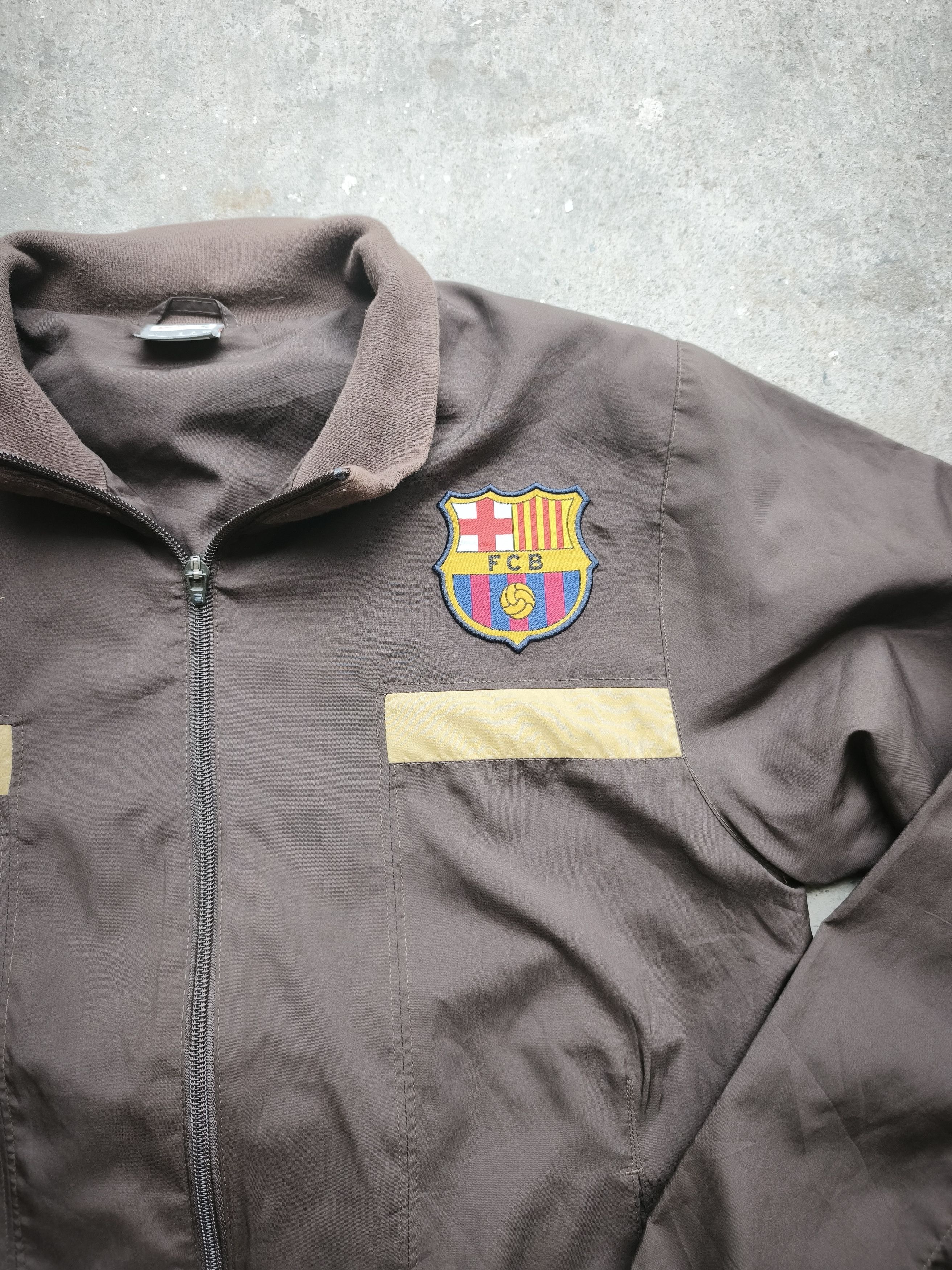 Nike Nike Total 90 Barcelona Brown Track Jacket Size US S / EU 44-46 / 1 - 2 Thumbnail