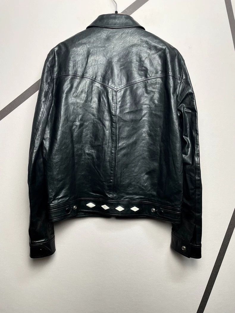 Saint Laurent Paris Saint Laurent Paris Diamond patterned calf leather jacket-2 Size US M / EU 48-50 / 2 - 2 Thumbnail