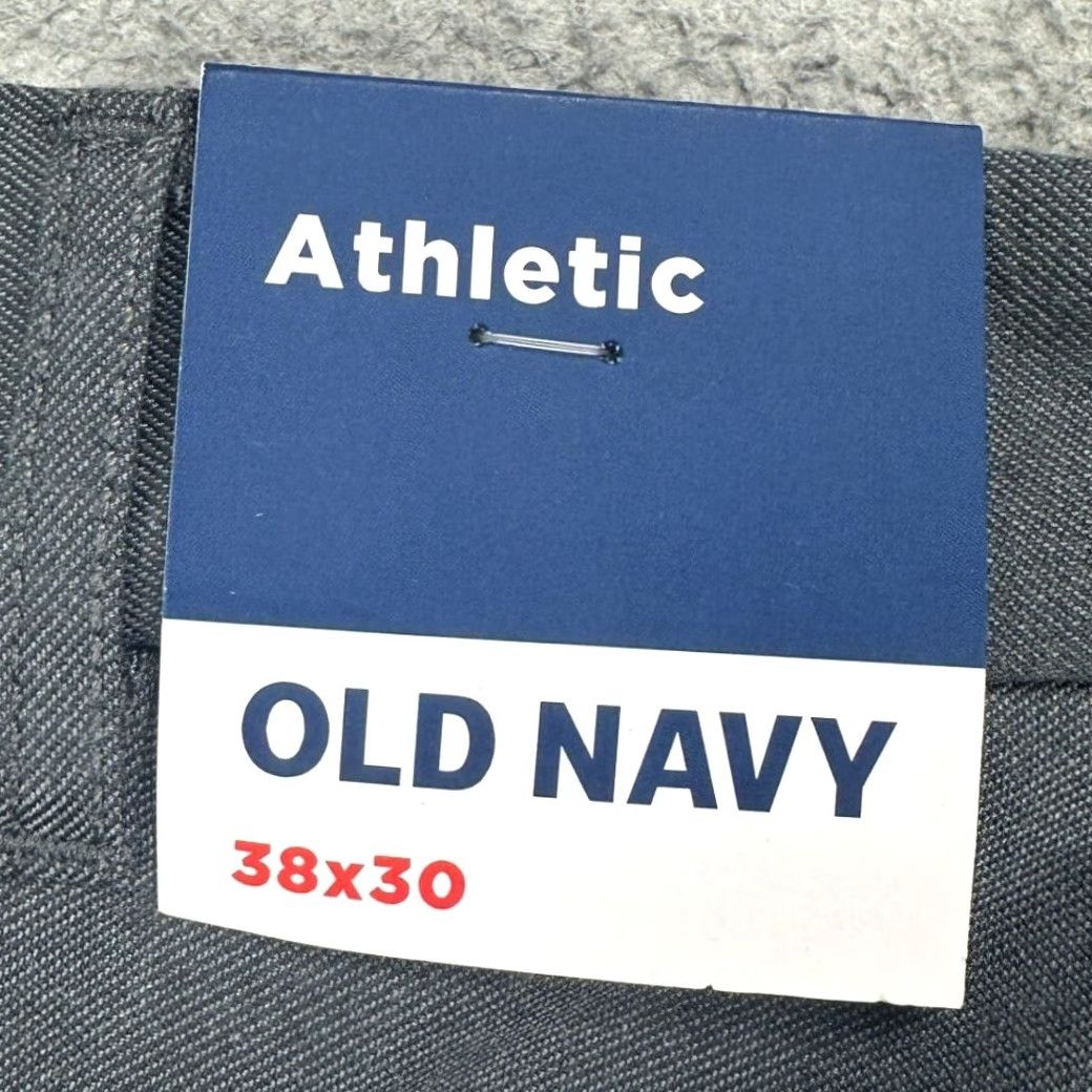 Old Navy Old Navy Athletic Dress Pants Mens 38X30 Built-In Flex Grey Stretch Straight Pants Mens Regular 38 Grey Athletic Flex Built-In Stretch Dress Pants Size US 38 / EU 54 - 2 Thumbnail